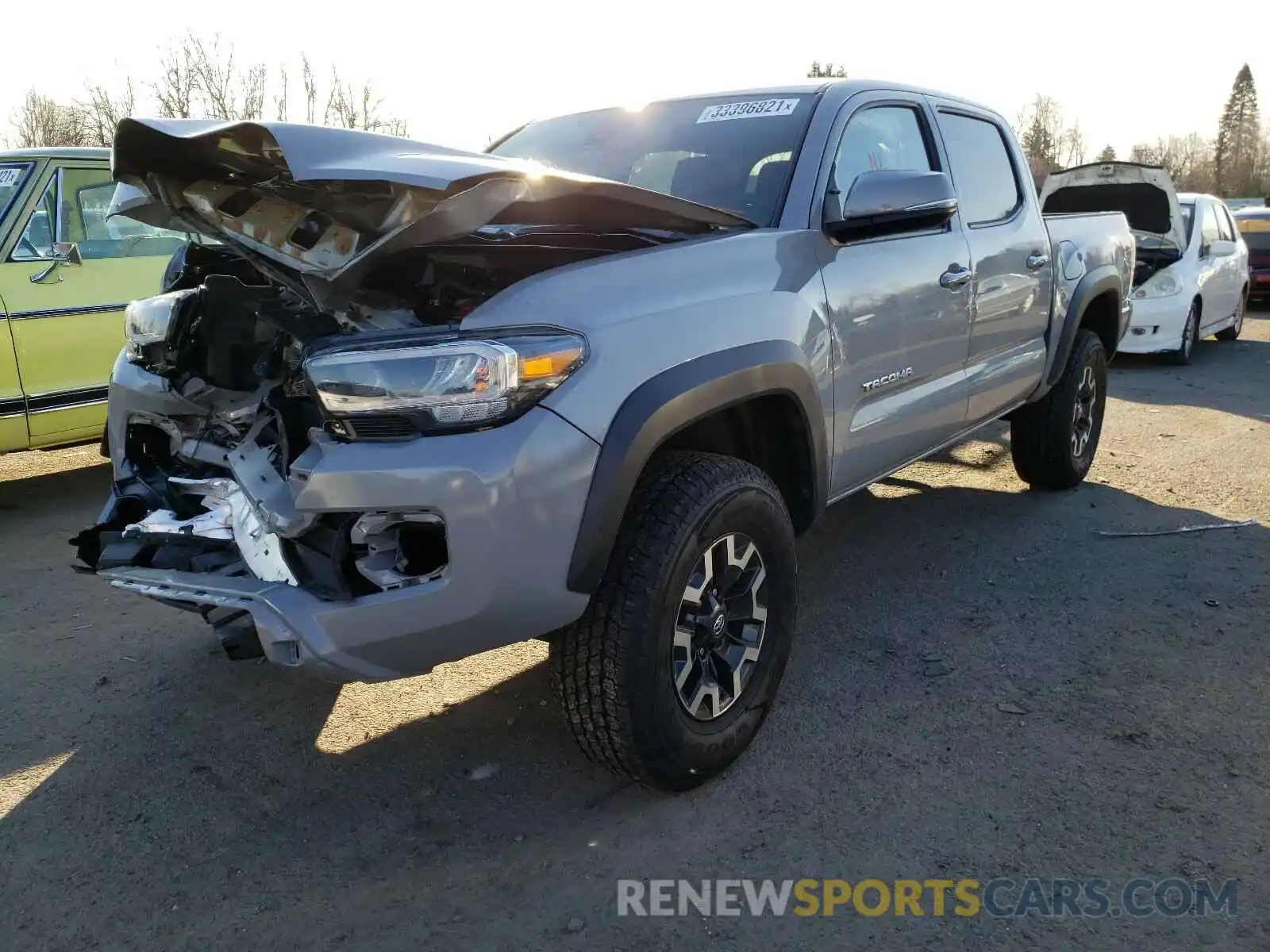 2 Photograph of a damaged car 3TMCZ5AN3LM312986 TOYOTA TACOMA 2020