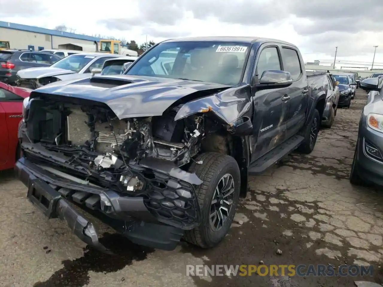 2 Photograph of a damaged car 3TMCZ5AN3LM325463 TOYOTA TACOMA 2020