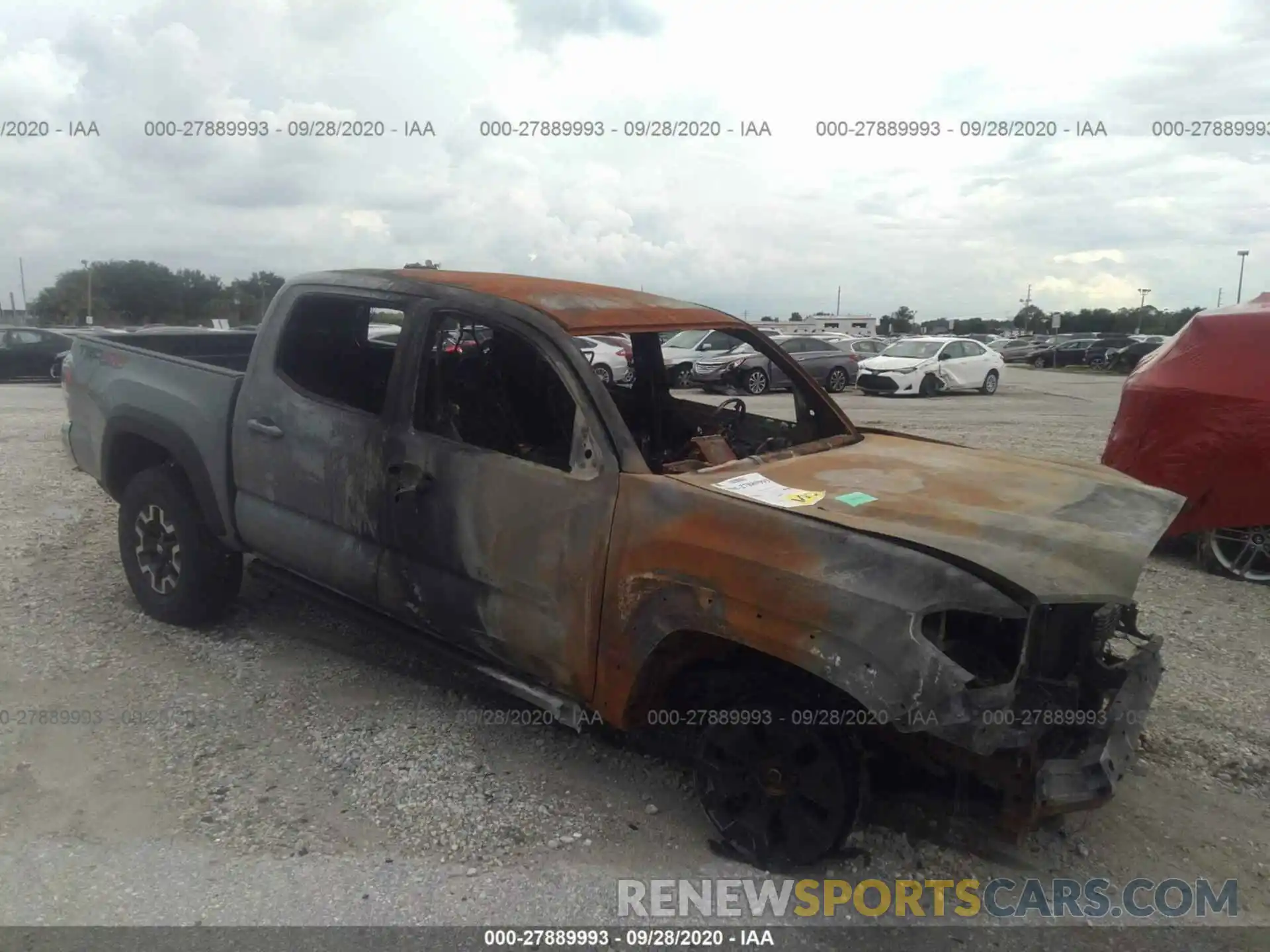 1 Photograph of a damaged car 3TMCZ5AN3LM326628 TOYOTA TACOMA 2020