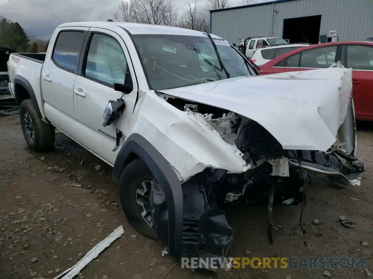 1 Photograph of a damaged car 3TMCZ5AN3LM327262 TOYOTA TACOMA 2020