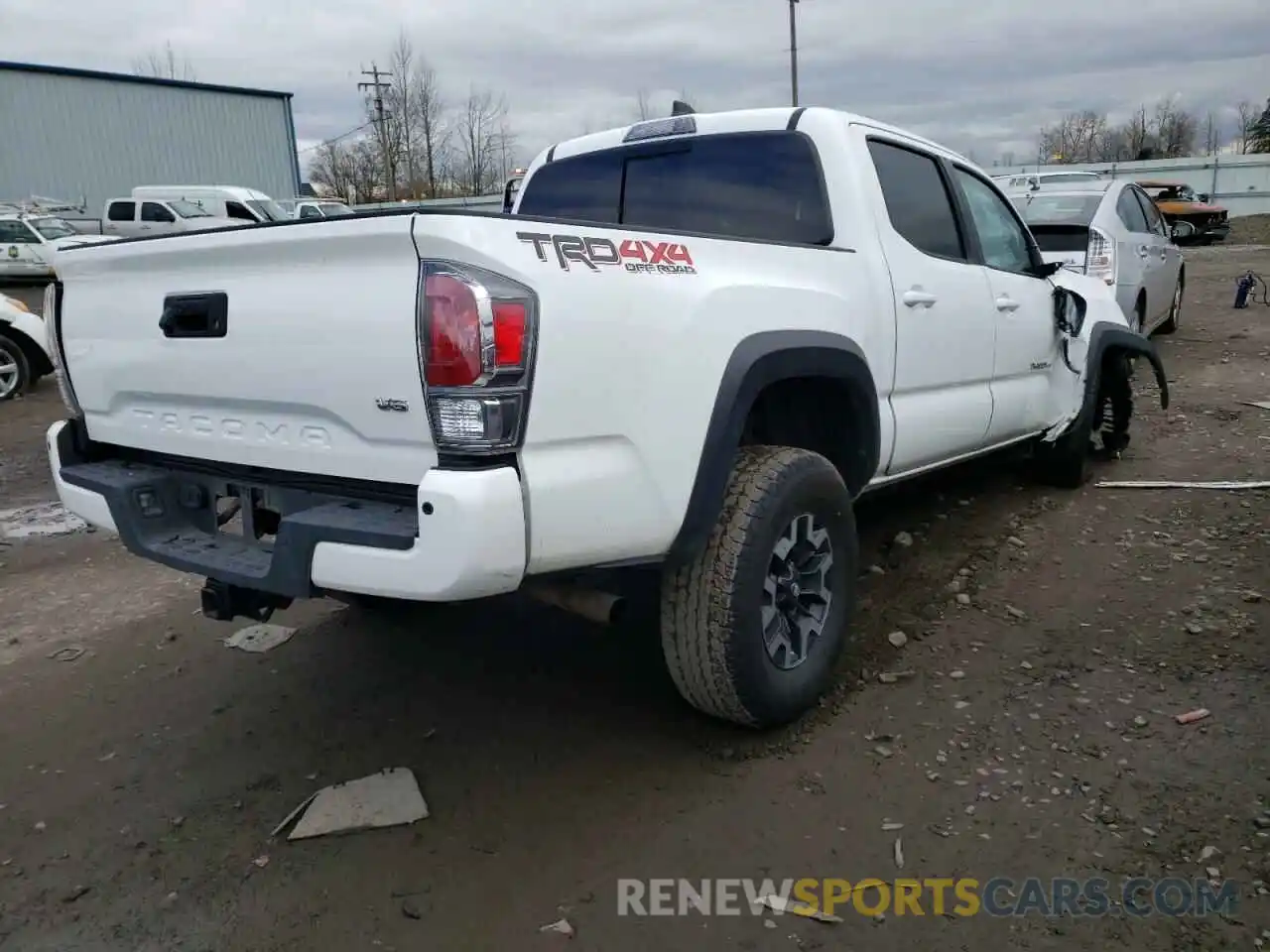 4 Photograph of a damaged car 3TMCZ5AN3LM327262 TOYOTA TACOMA 2020