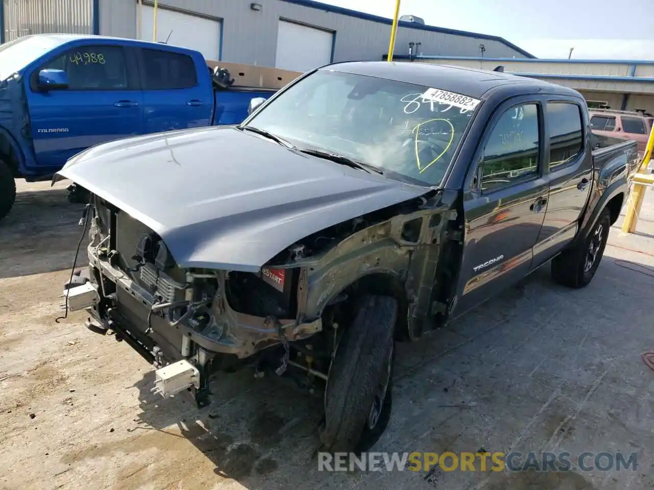 2 Photograph of a damaged car 3TMCZ5AN3LM328458 TOYOTA TACOMA 2020