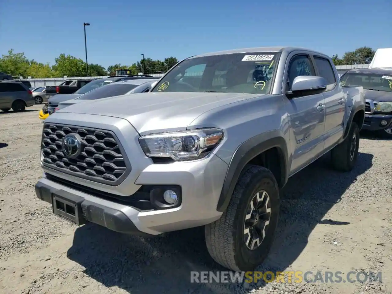 2 Photograph of a damaged car 3TMCZ5AN3LM332025 TOYOTA TACOMA 2020