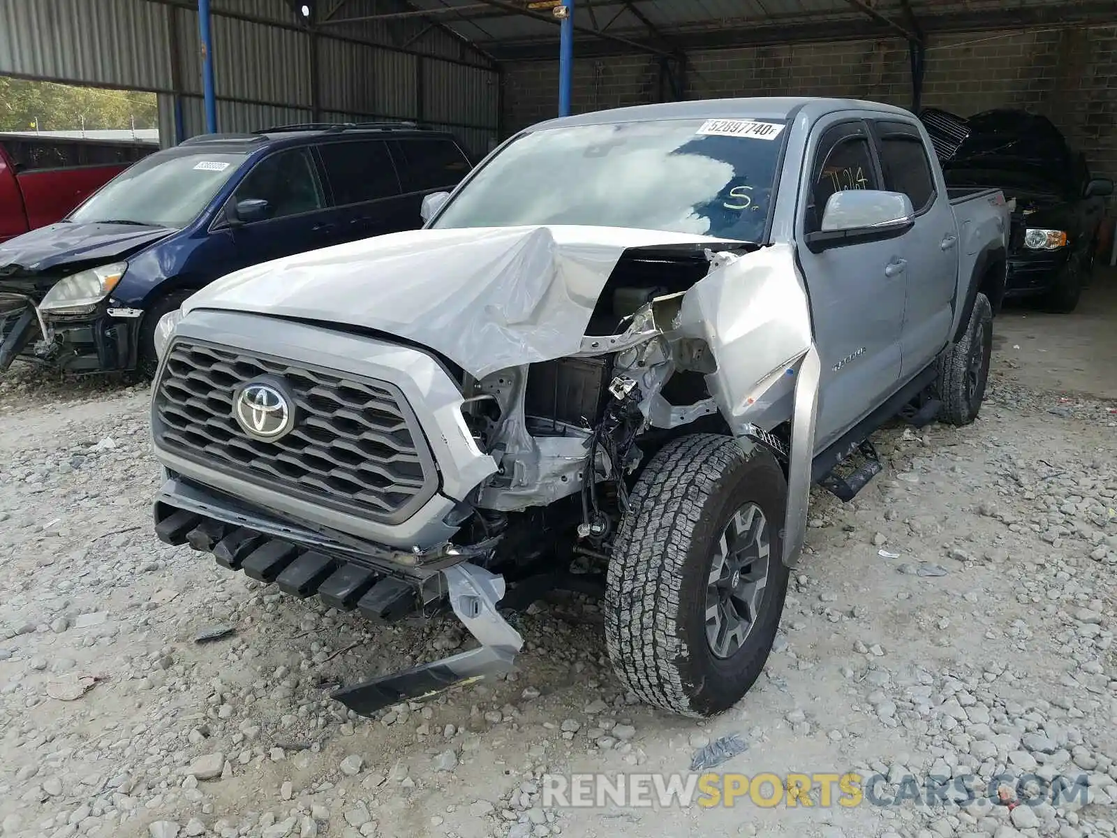 9 Photograph of a damaged car 3TMCZ5AN3LM332803 TOYOTA TACOMA 2020