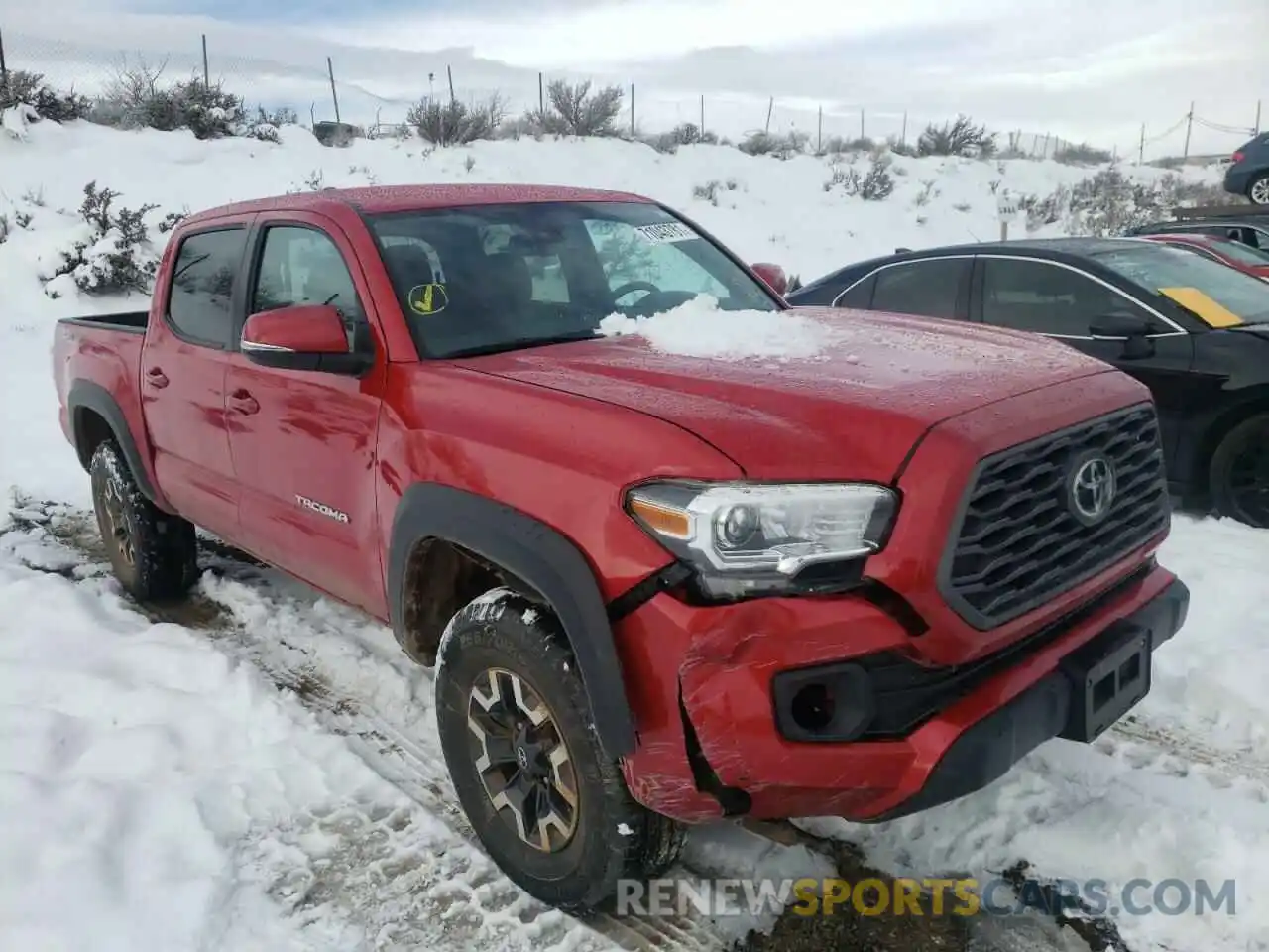 1 Photograph of a damaged car 3TMCZ5AN3LM332879 TOYOTA TACOMA 2020