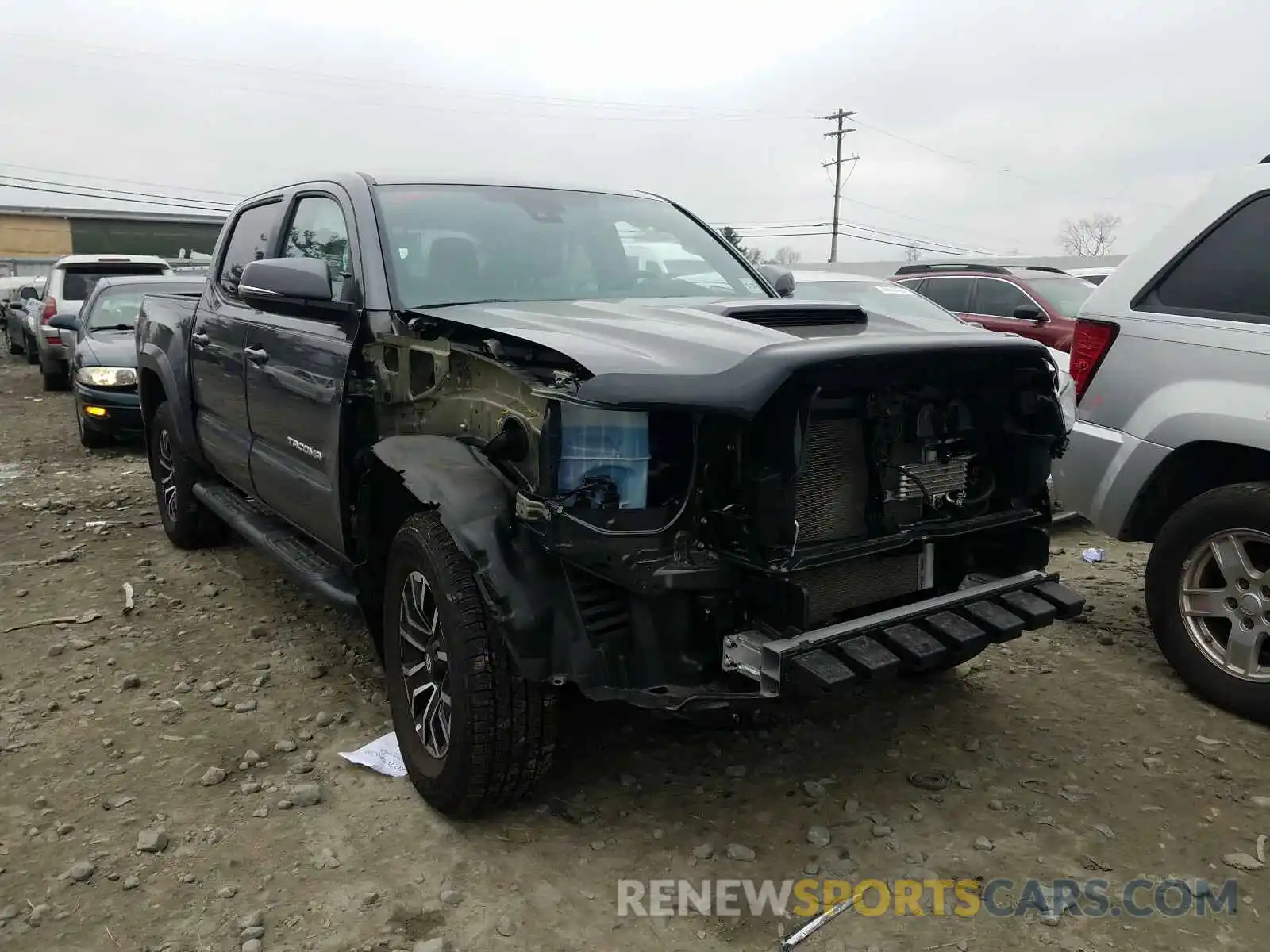 1 Photograph of a damaged car 3TMCZ5AN3LM334518 TOYOTA TACOMA 2020