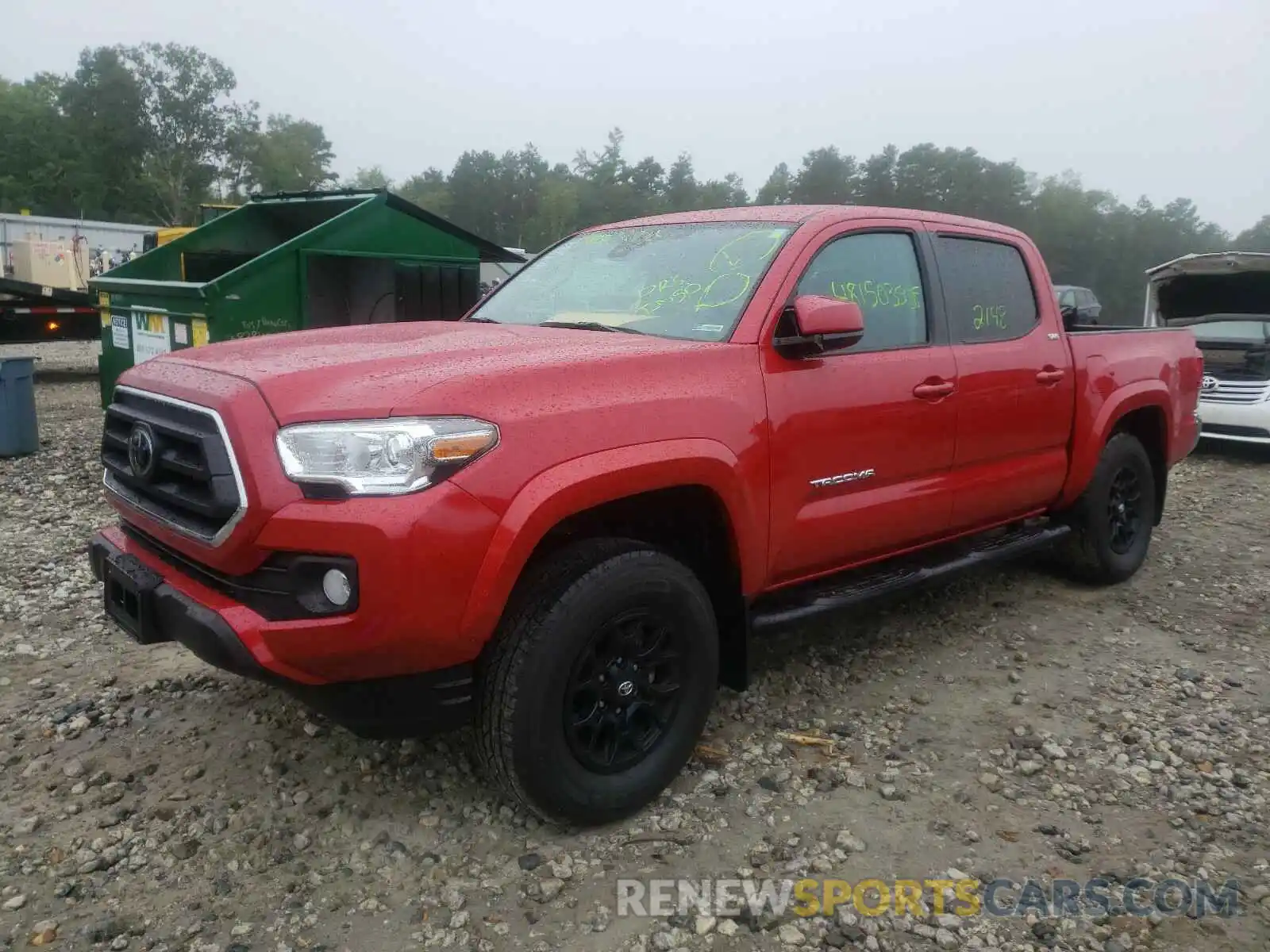 2 Photograph of a damaged car 3TMCZ5AN3LM335376 TOYOTA TACOMA 2020