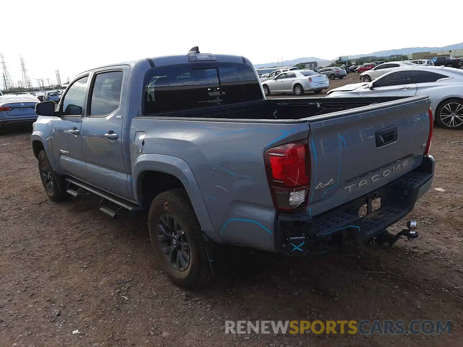 3 Photograph of a damaged car 3TMCZ5AN3LM344496 TOYOTA TACOMA 2020