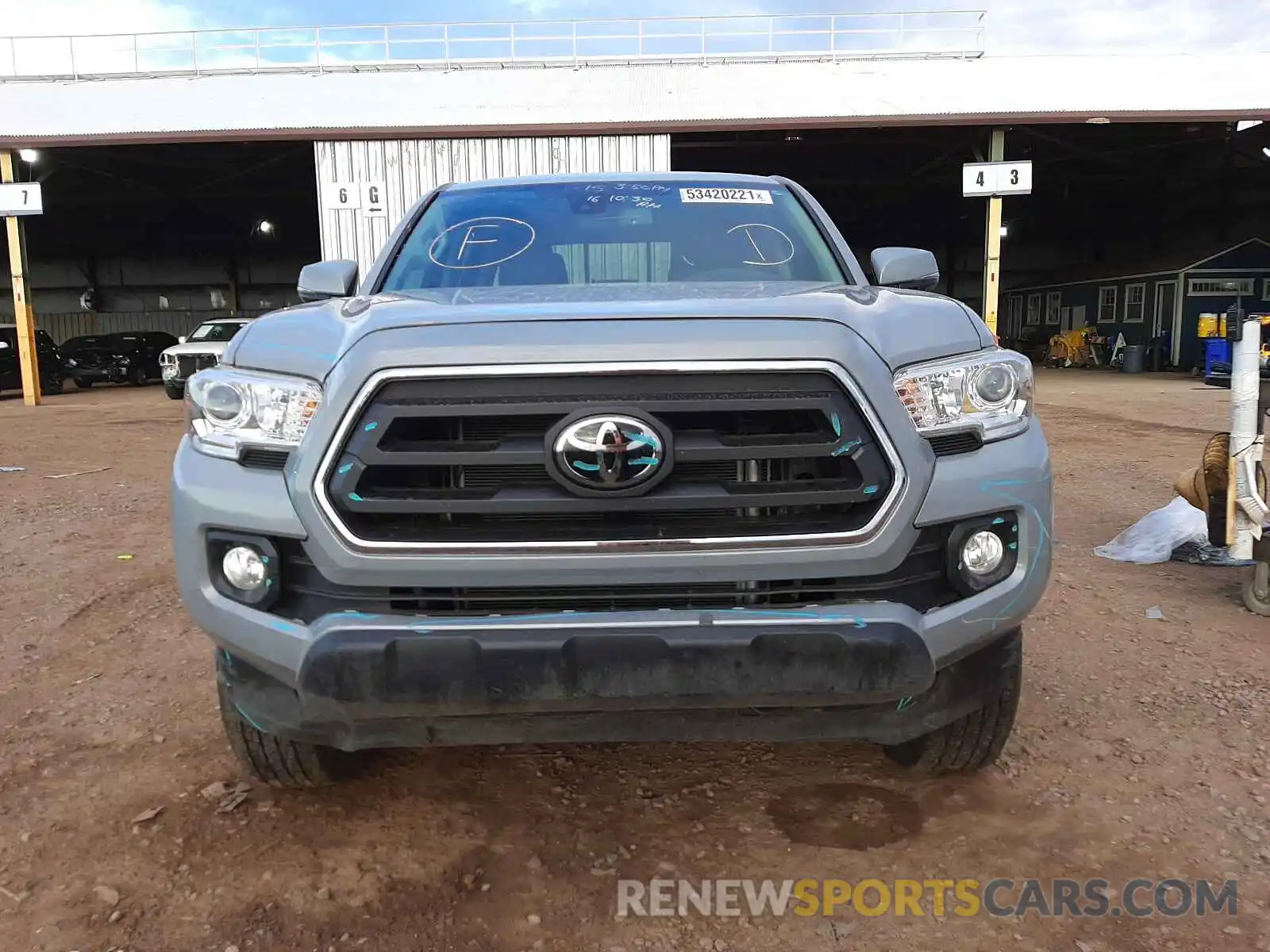 9 Photograph of a damaged car 3TMCZ5AN3LM344496 TOYOTA TACOMA 2020