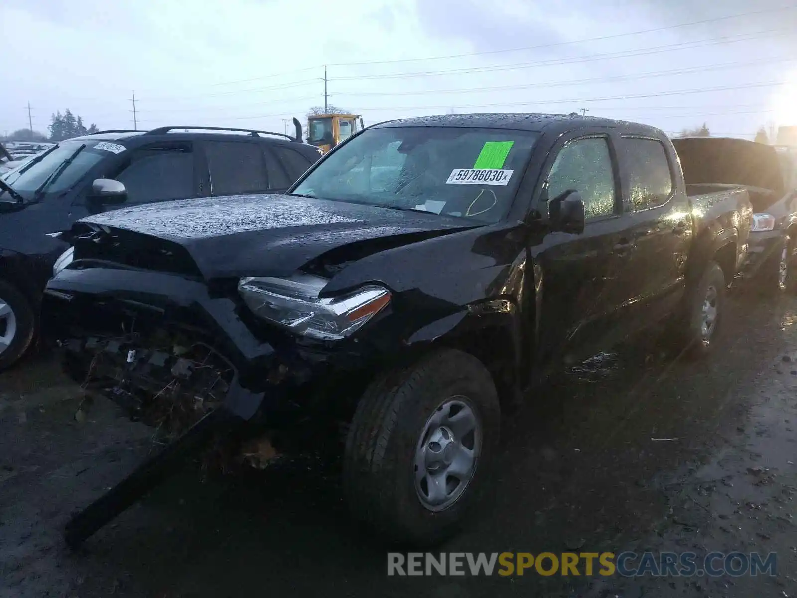 2 Photograph of a damaged car 3TMCZ5AN3LM345843 TOYOTA TACOMA 2020