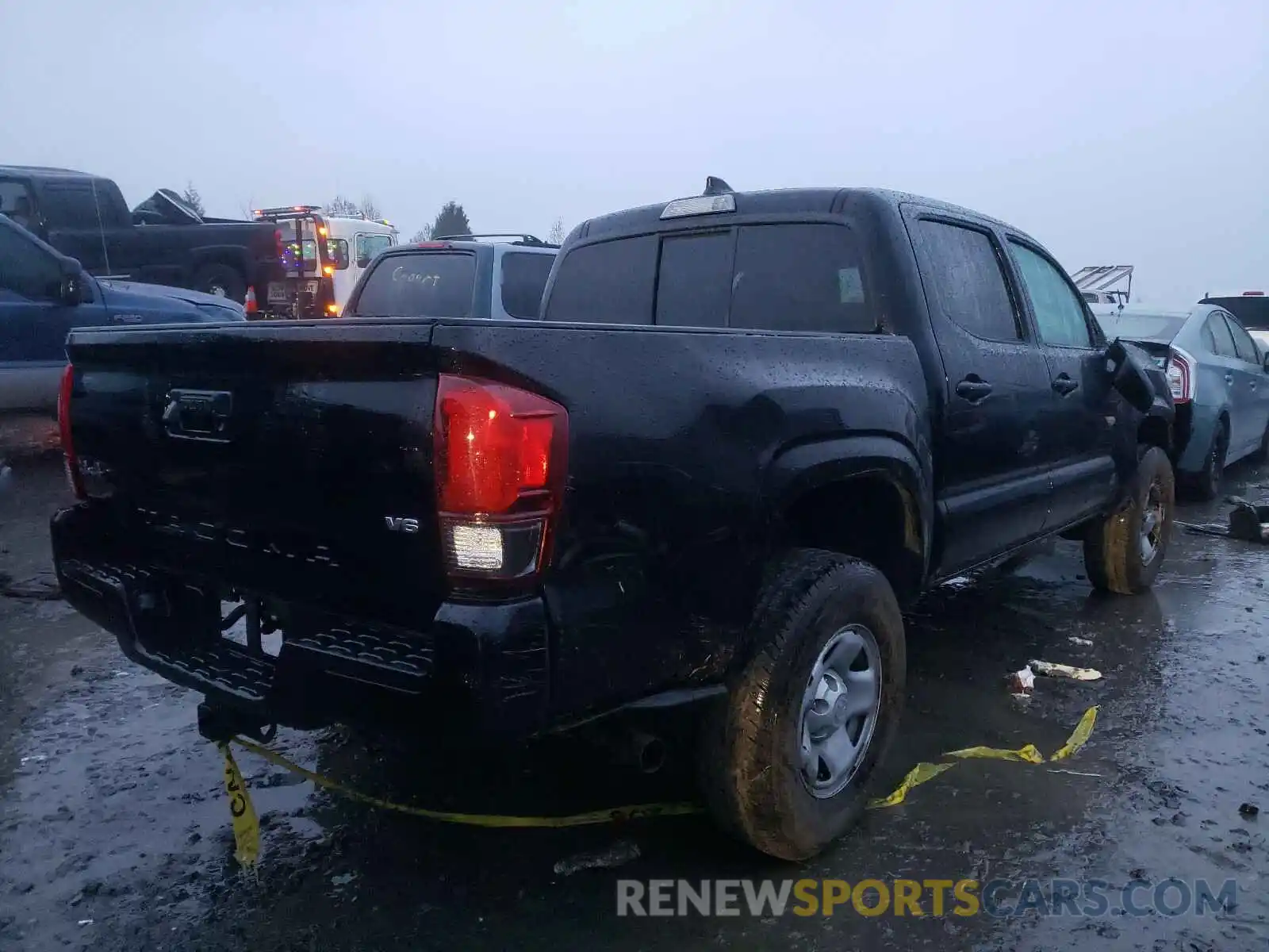 4 Photograph of a damaged car 3TMCZ5AN3LM345843 TOYOTA TACOMA 2020