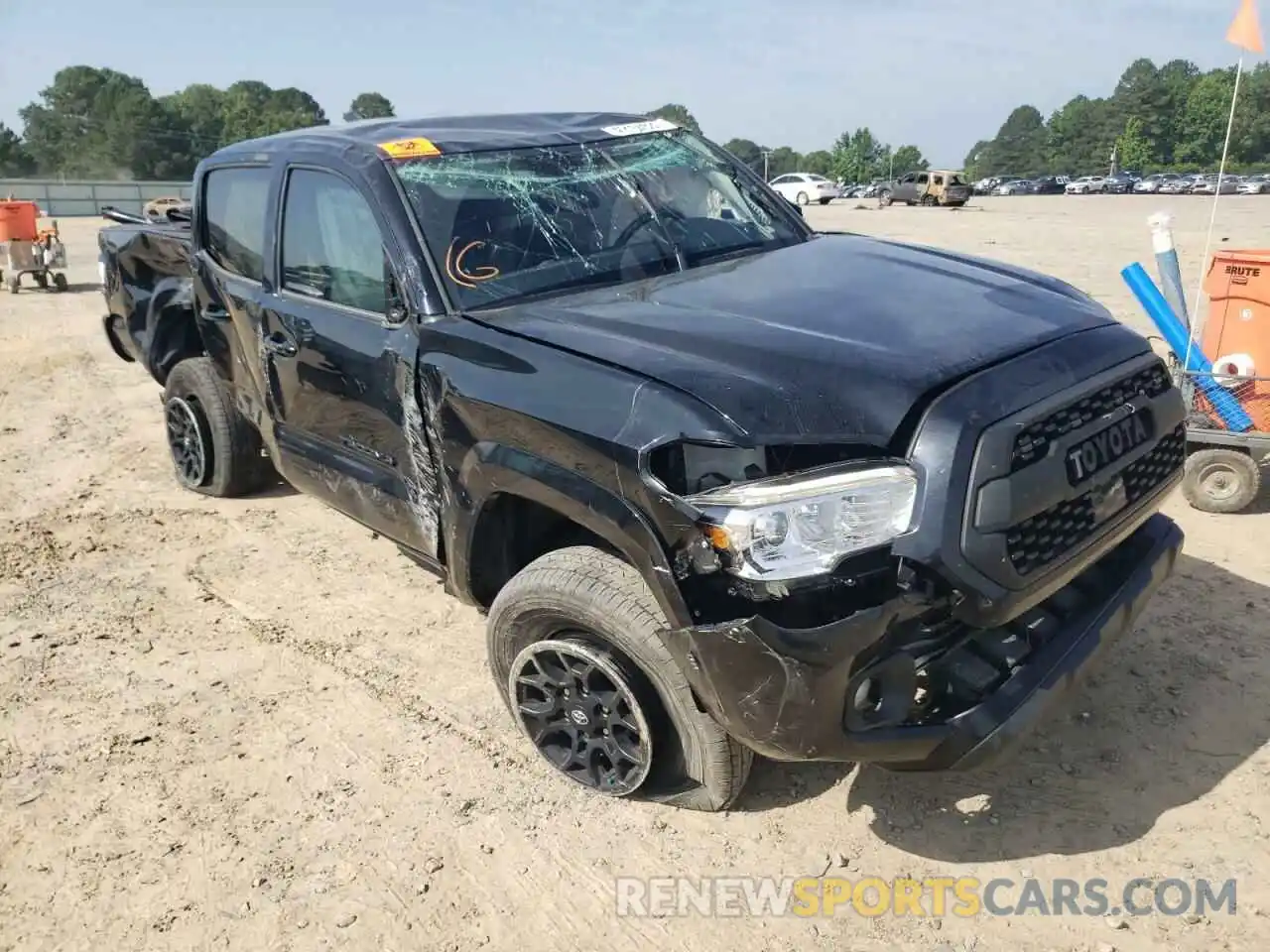 1 Photograph of a damaged car 3TMCZ5AN3LM346863 TOYOTA TACOMA 2020