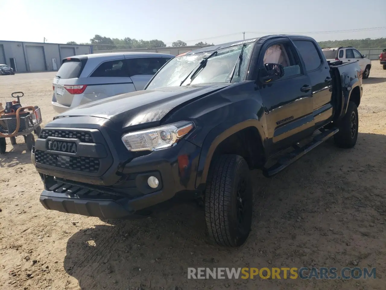 2 Photograph of a damaged car 3TMCZ5AN3LM346863 TOYOTA TACOMA 2020