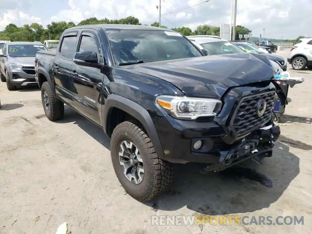 1 Photograph of a damaged car 3TMCZ5AN3LM347611 TOYOTA TACOMA 2020