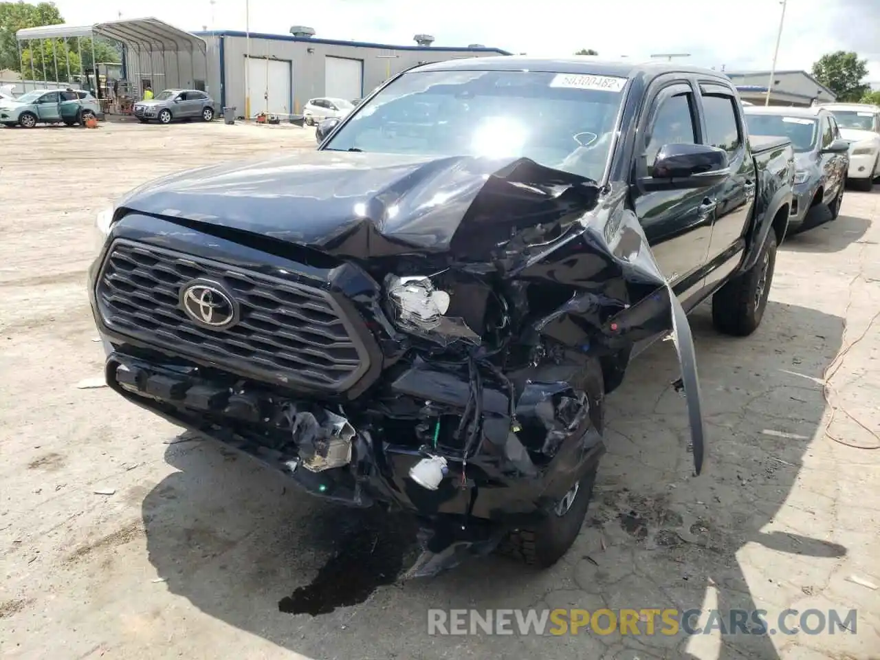 2 Photograph of a damaged car 3TMCZ5AN3LM347611 TOYOTA TACOMA 2020