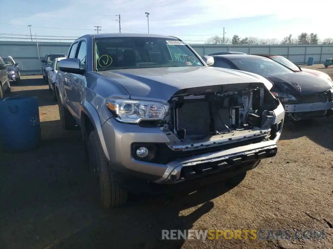 1 Photograph of a damaged car 3TMCZ5AN3LM347687 TOYOTA TACOMA 2020