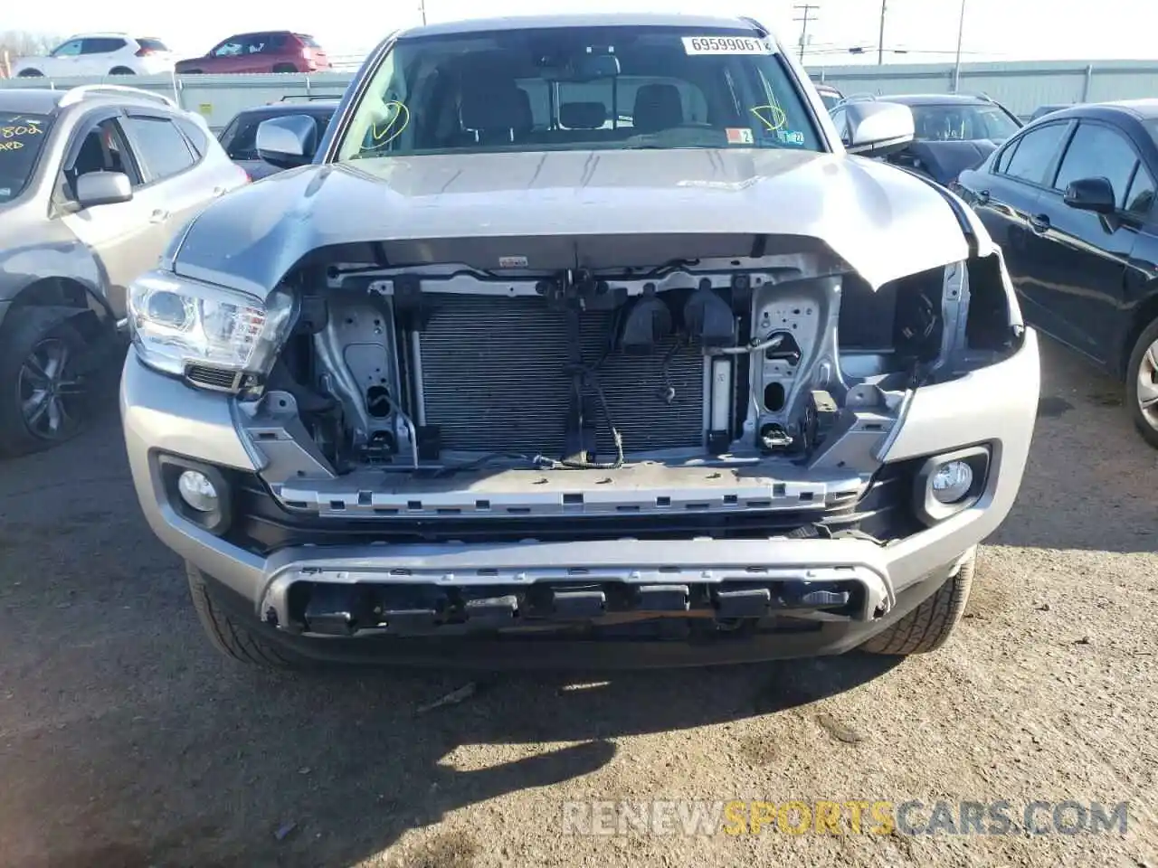 9 Photograph of a damaged car 3TMCZ5AN3LM347687 TOYOTA TACOMA 2020