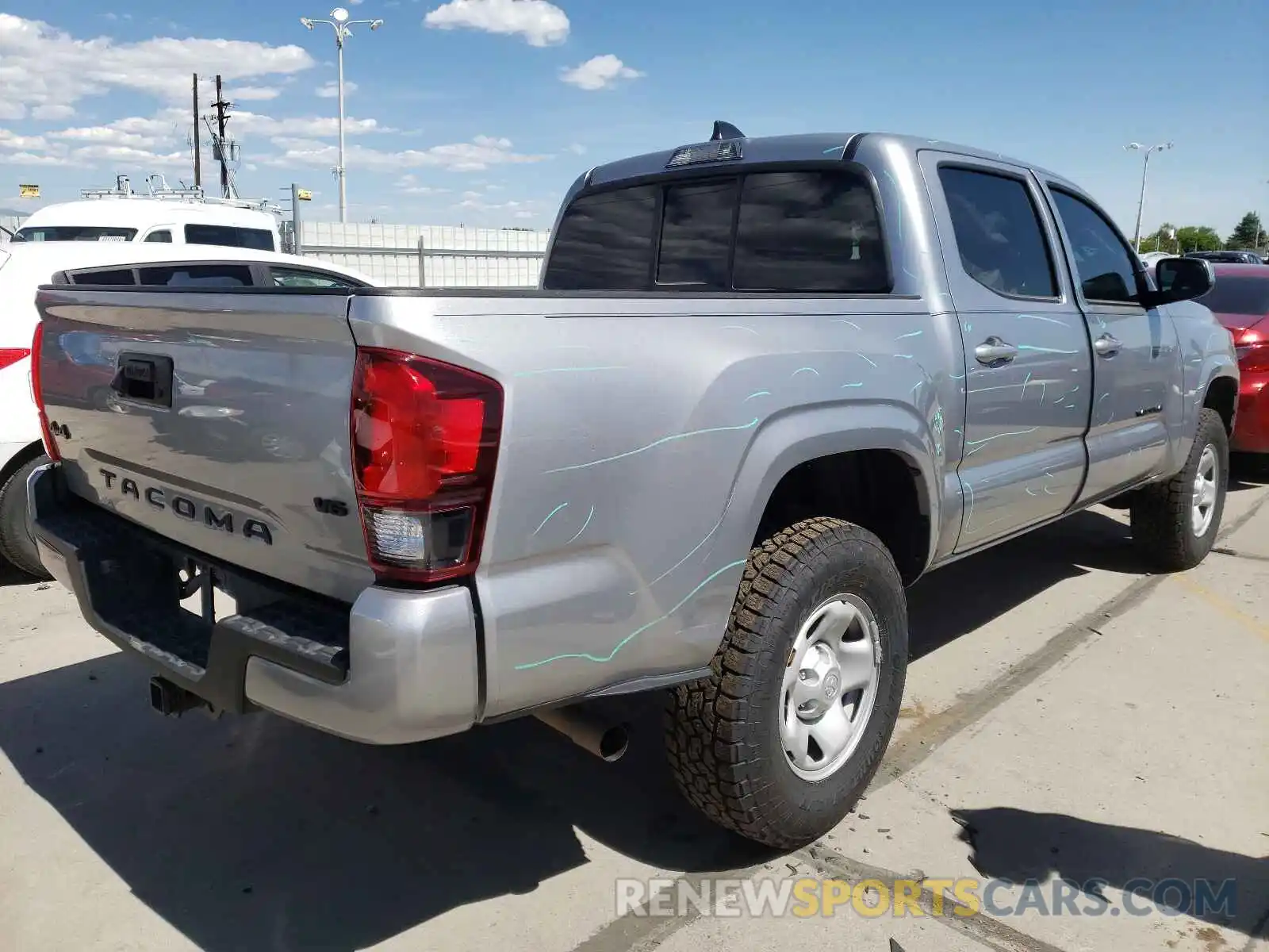 4 Photograph of a damaged car 3TMCZ5AN3LM350542 TOYOTA TACOMA 2020