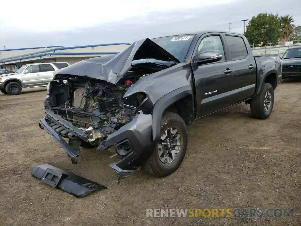 2 Photograph of a damaged car 3TMCZ5AN3LM351321 TOYOTA TACOMA 2020