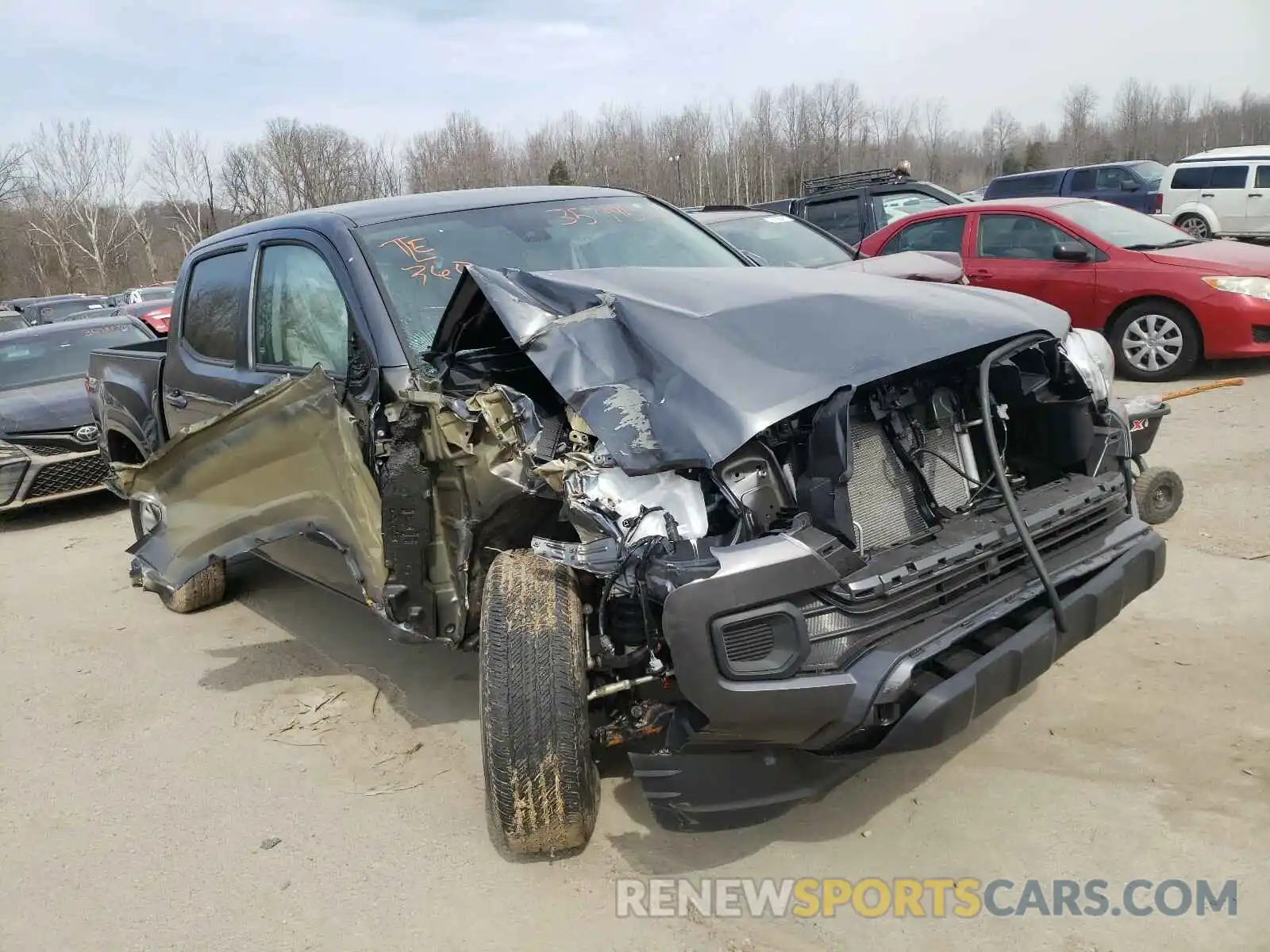 1 Photograph of a damaged car 3TMCZ5AN3LM359788 TOYOTA TACOMA 2020