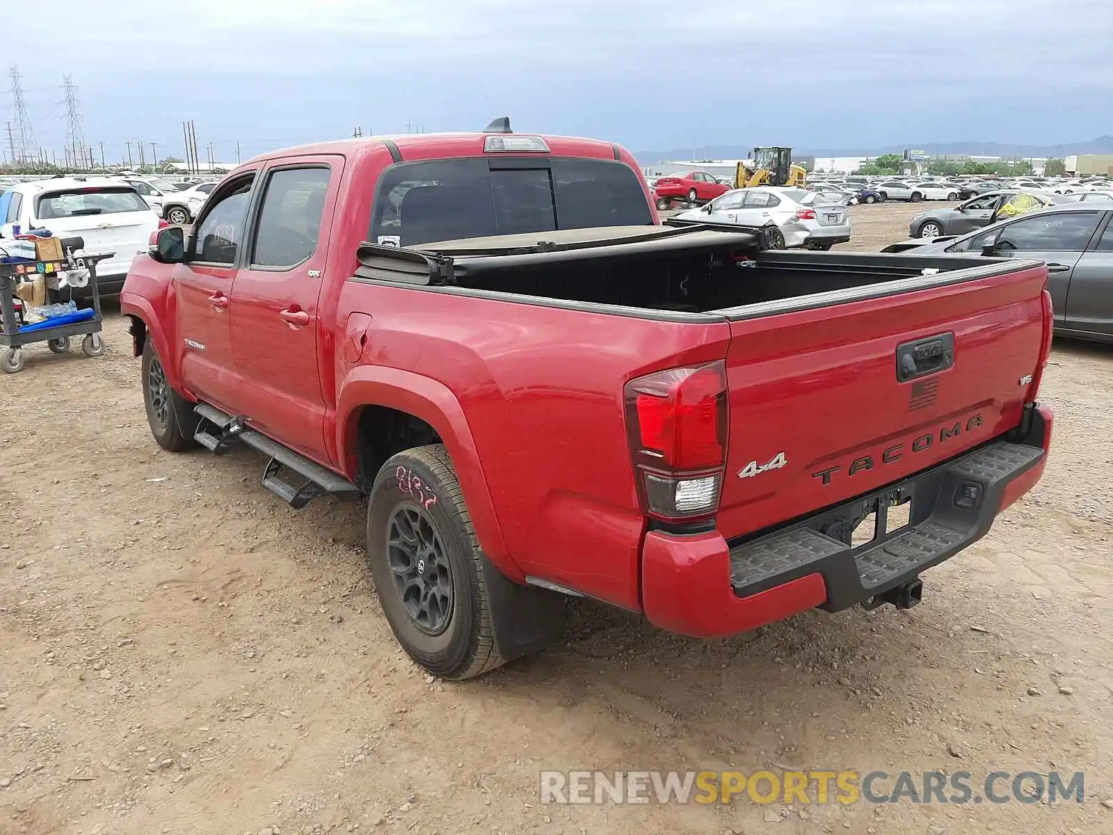 3 Photograph of a damaged car 3TMCZ5AN3LM361881 TOYOTA TACOMA 2020