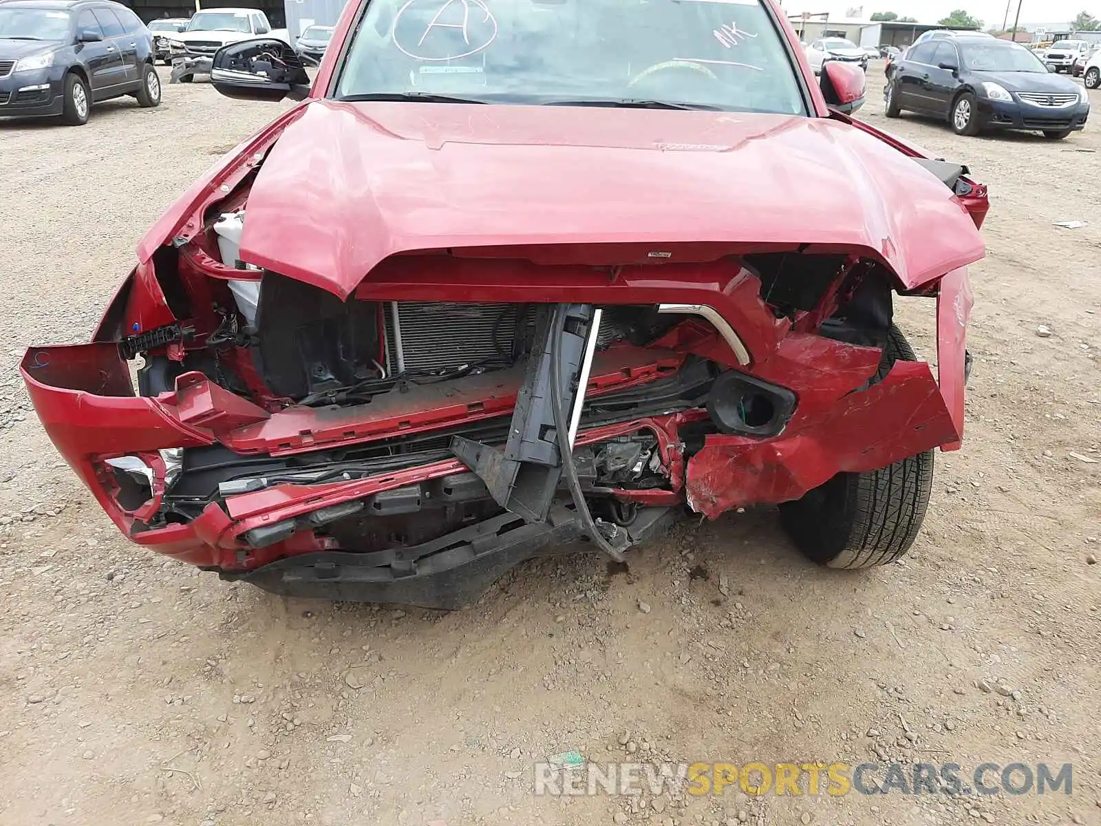 9 Photograph of a damaged car 3TMCZ5AN3LM361881 TOYOTA TACOMA 2020