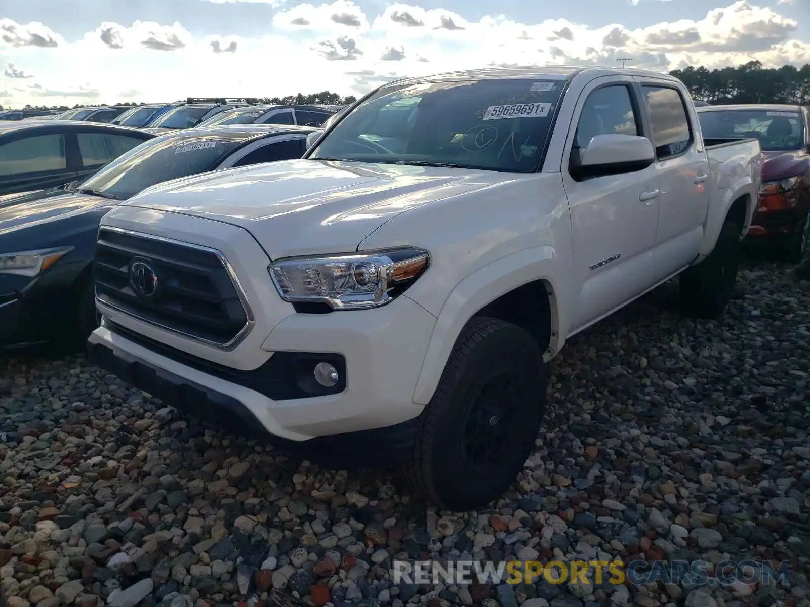 2 Photograph of a damaged car 3TMCZ5AN3LM364151 TOYOTA TACOMA 2020