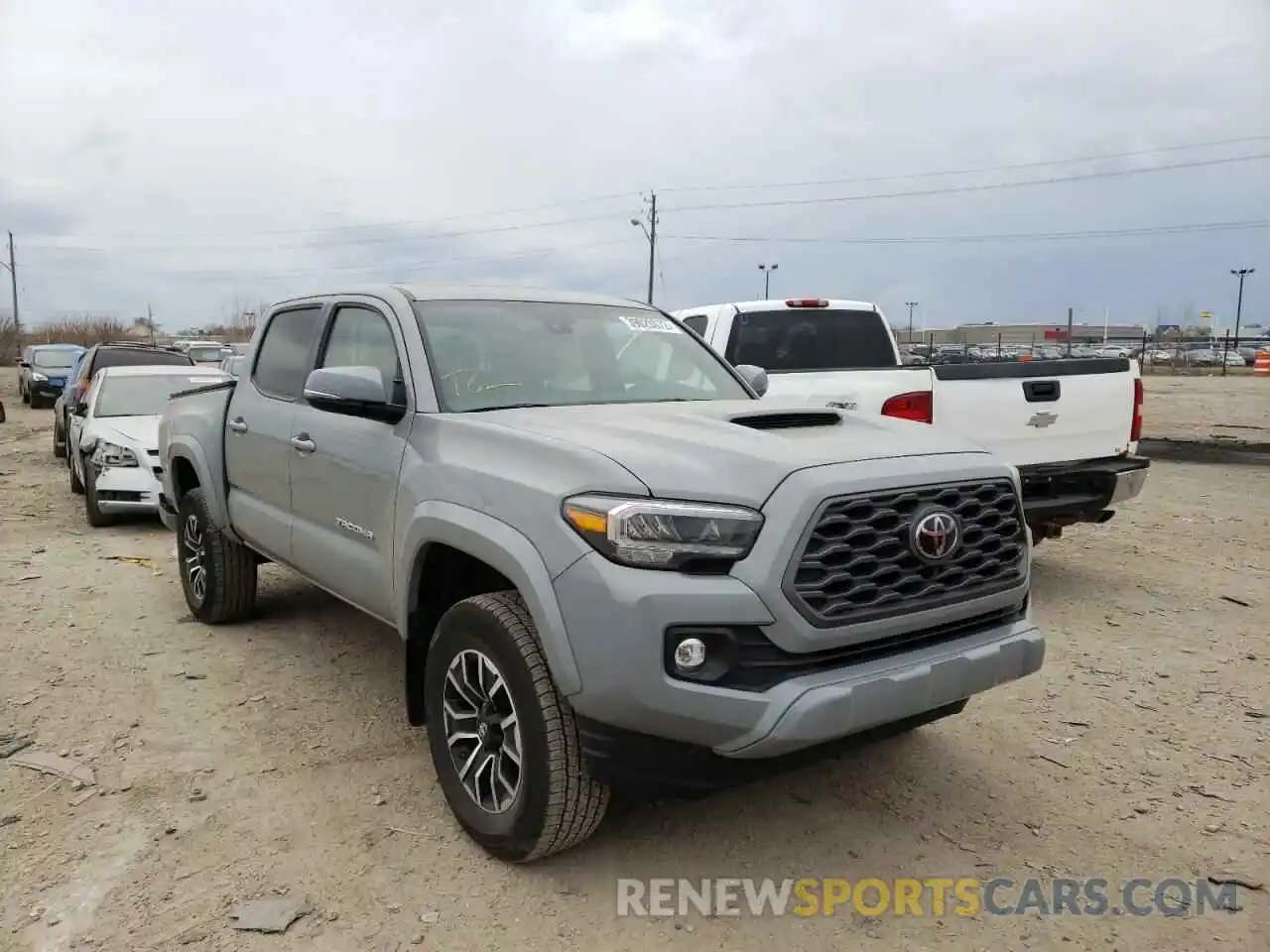 1 Photograph of a damaged car 3TMCZ5AN4LM293400 TOYOTA TACOMA 2020