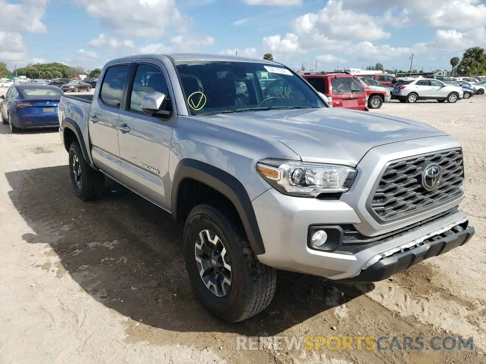 1 Photograph of a damaged car 3TMCZ5AN4LM294546 TOYOTA TACOMA 2020