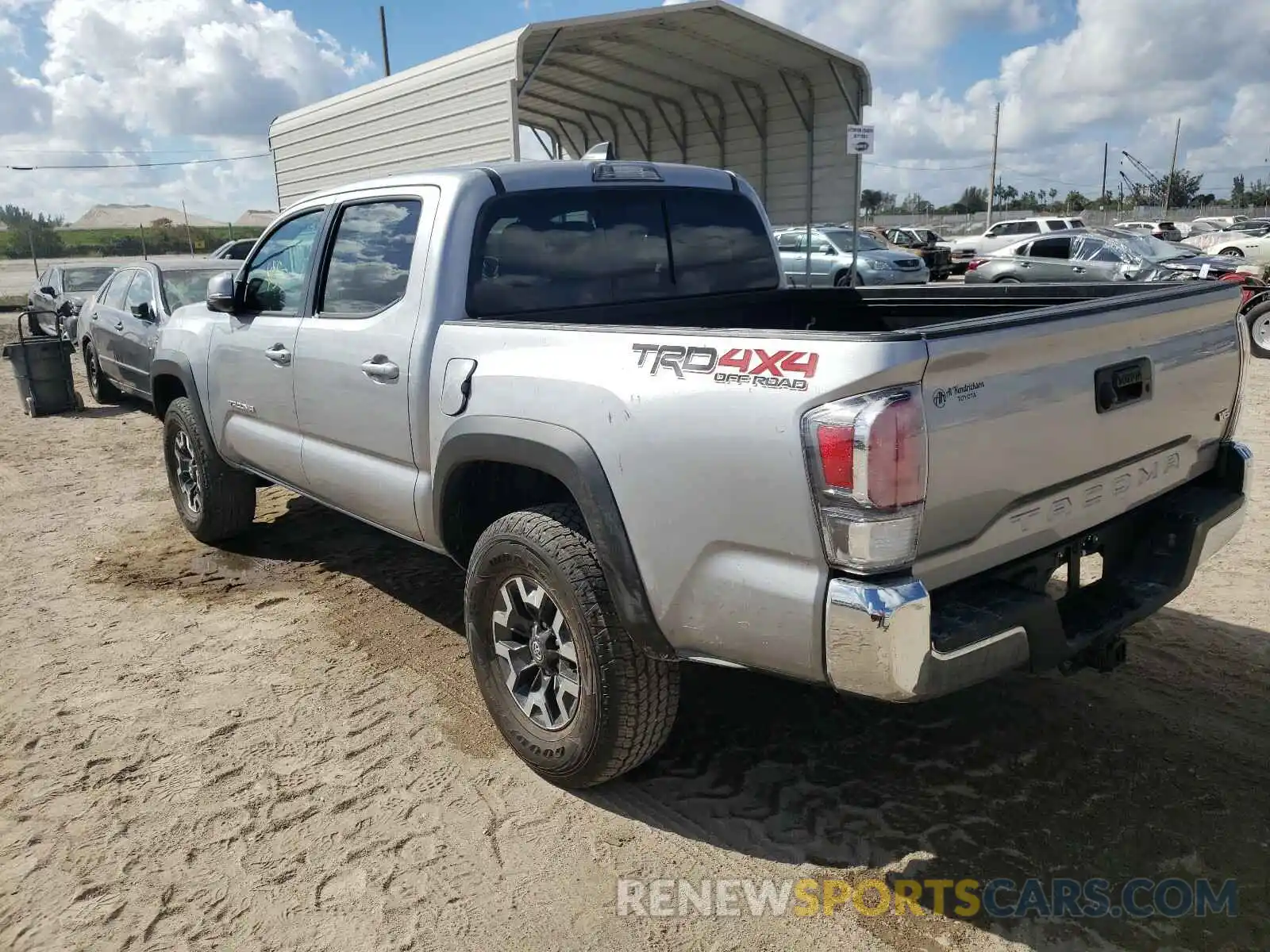 3 Photograph of a damaged car 3TMCZ5AN4LM294546 TOYOTA TACOMA 2020