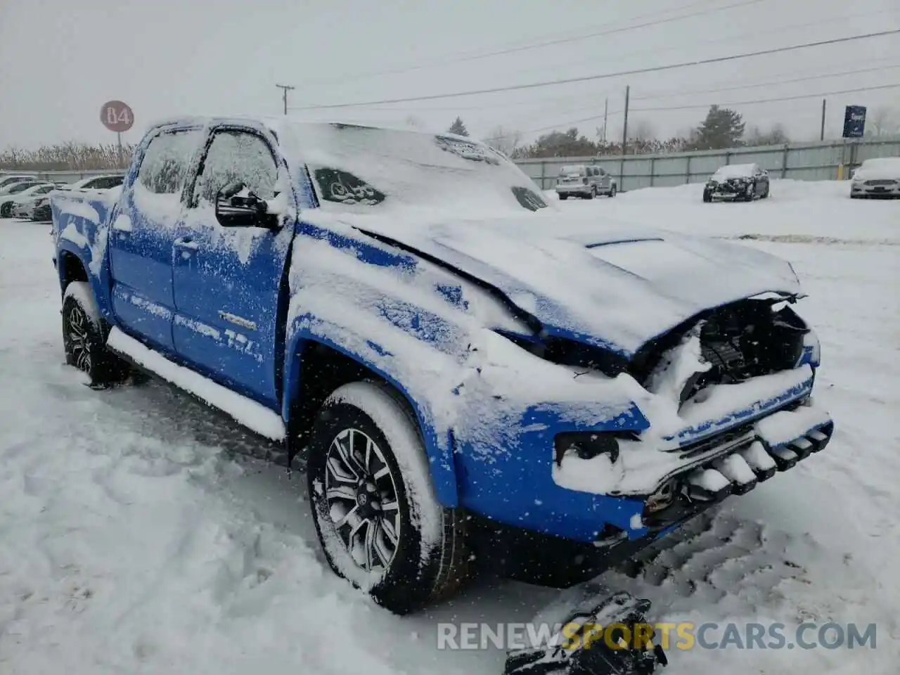 1 Photograph of a damaged car 3TMCZ5AN4LM297804 TOYOTA TACOMA 2020