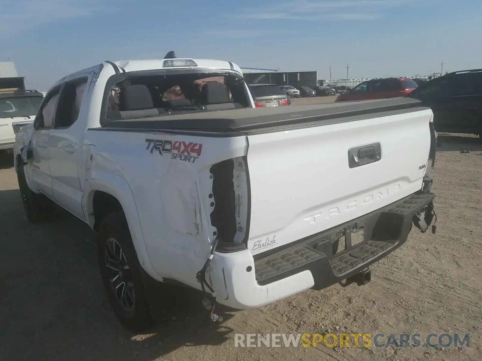 3 Photograph of a damaged car 3TMCZ5AN4LM303519 TOYOTA TACOMA 2020