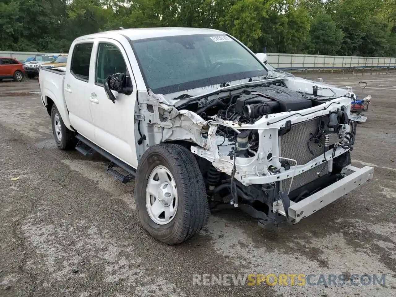 1 Photograph of a damaged car 3TMCZ5AN4LM304881 TOYOTA TACOMA 2020