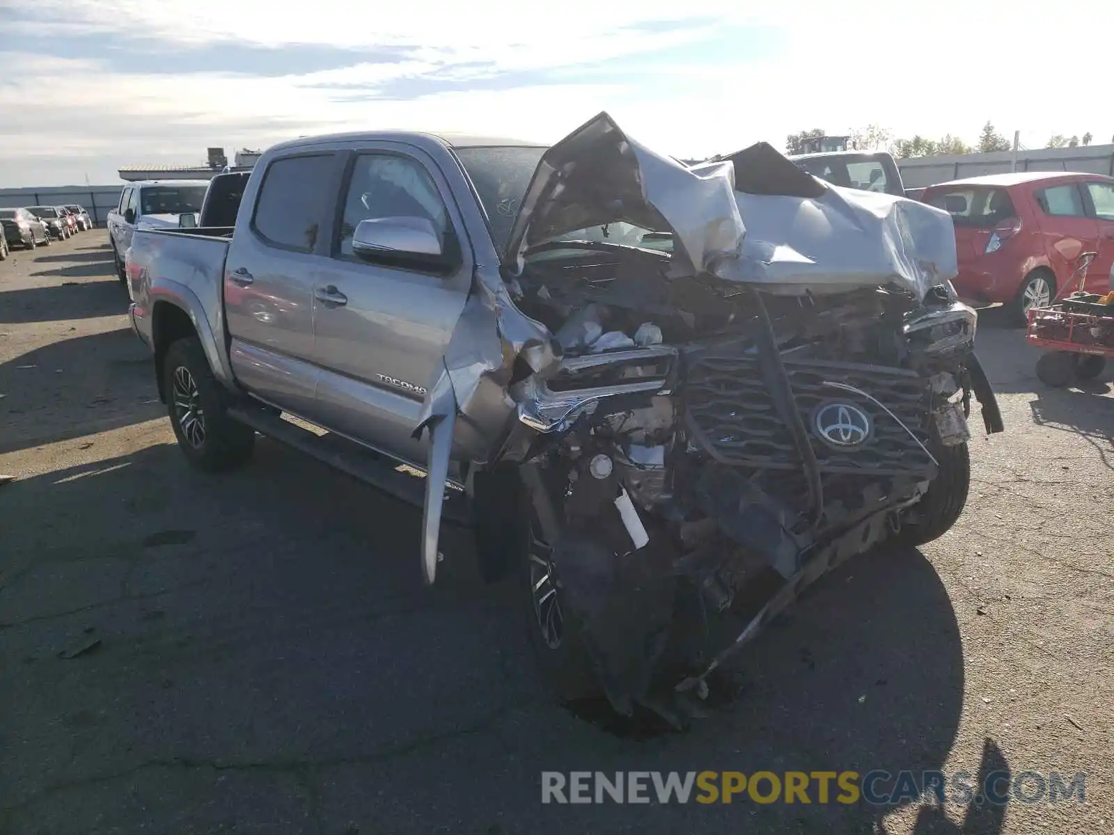 1 Photograph of a damaged car 3TMCZ5AN4LM305383 TOYOTA TACOMA 2020