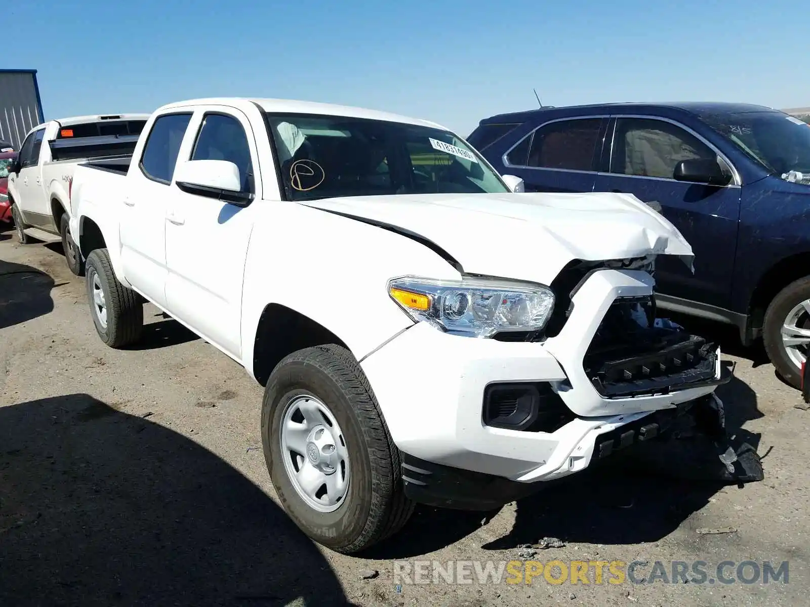 1 Photograph of a damaged car 3TMCZ5AN4LM305965 TOYOTA TACOMA 2020