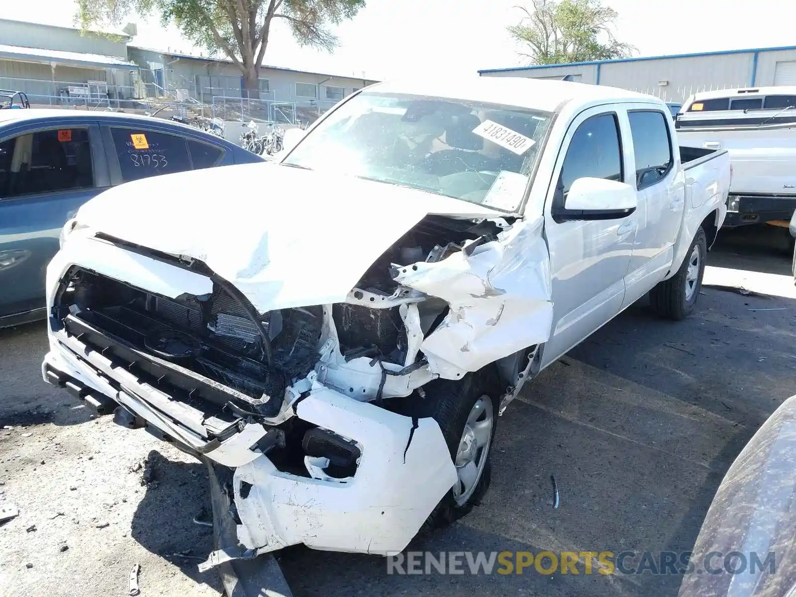 2 Photograph of a damaged car 3TMCZ5AN4LM305965 TOYOTA TACOMA 2020