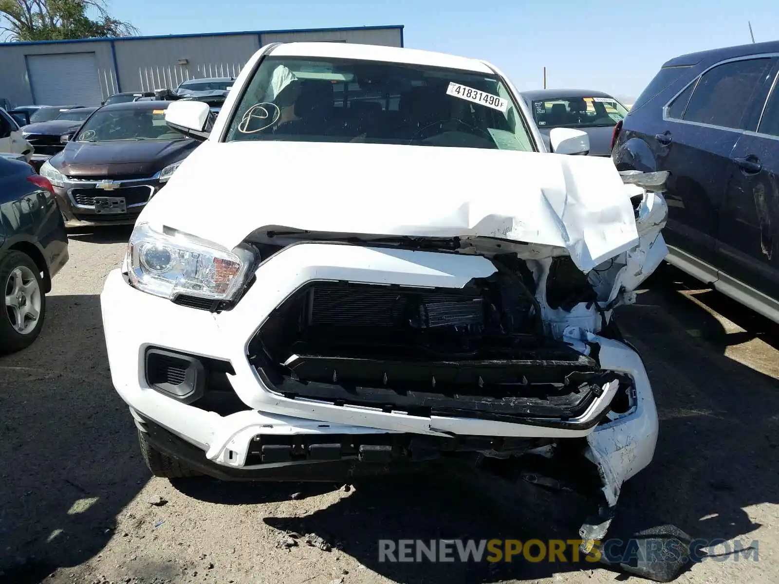 9 Photograph of a damaged car 3TMCZ5AN4LM305965 TOYOTA TACOMA 2020