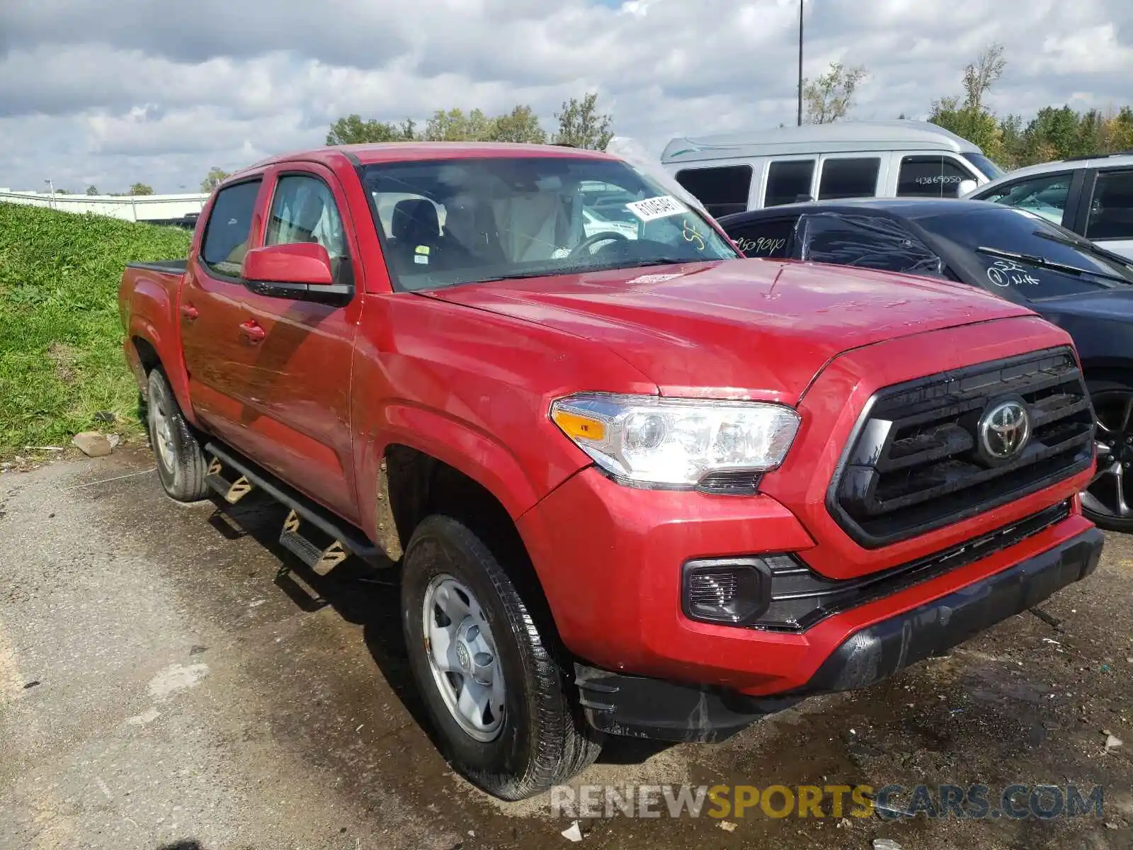 1 Photograph of a damaged car 3TMCZ5AN4LM308297 TOYOTA TACOMA 2020