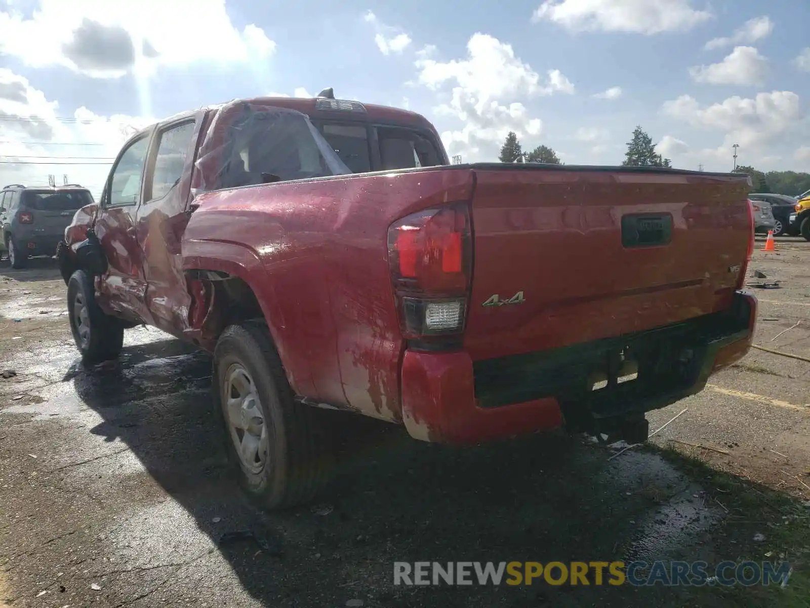 3 Photograph of a damaged car 3TMCZ5AN4LM308297 TOYOTA TACOMA 2020