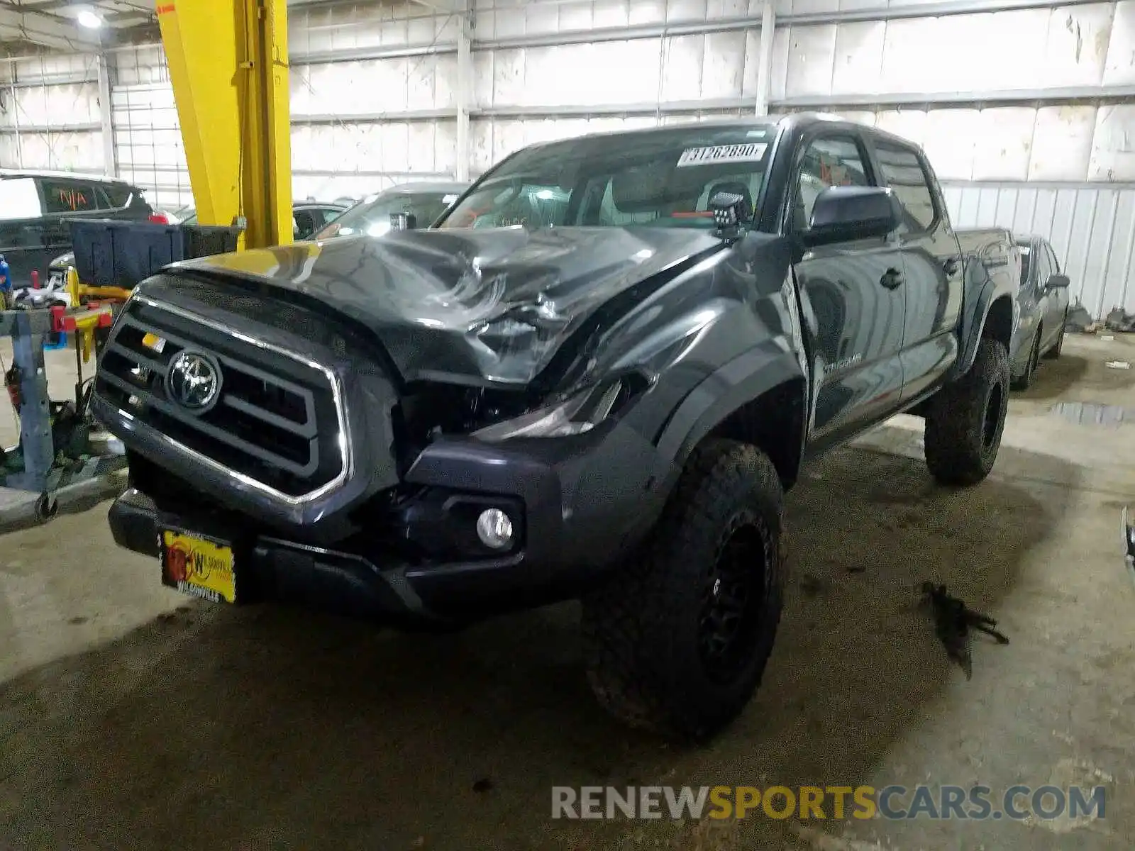 2 Photograph of a damaged car 3TMCZ5AN4LM308560 TOYOTA TACOMA 2020