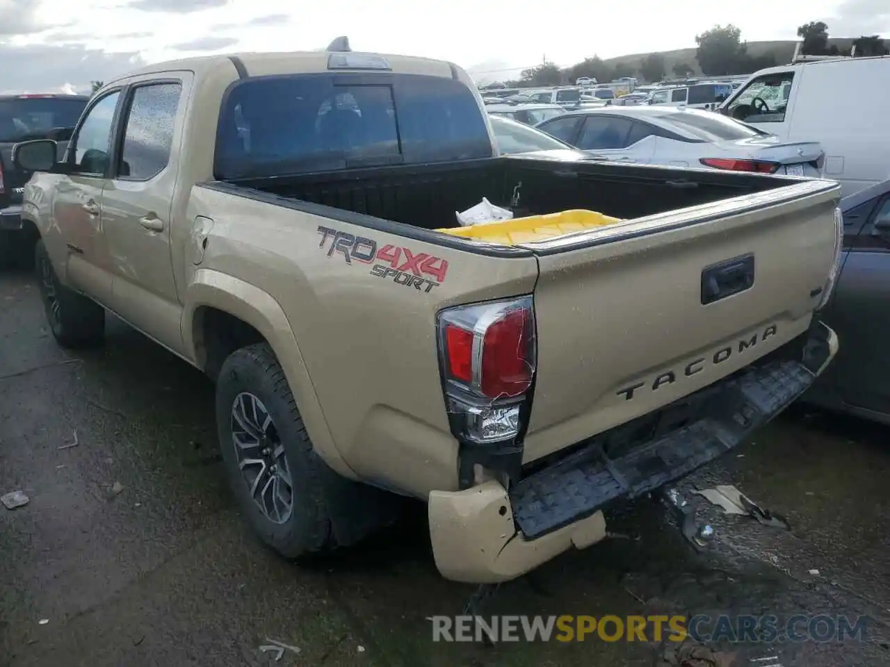 2 Photograph of a damaged car 3TMCZ5AN4LM321437 TOYOTA TACOMA 2020