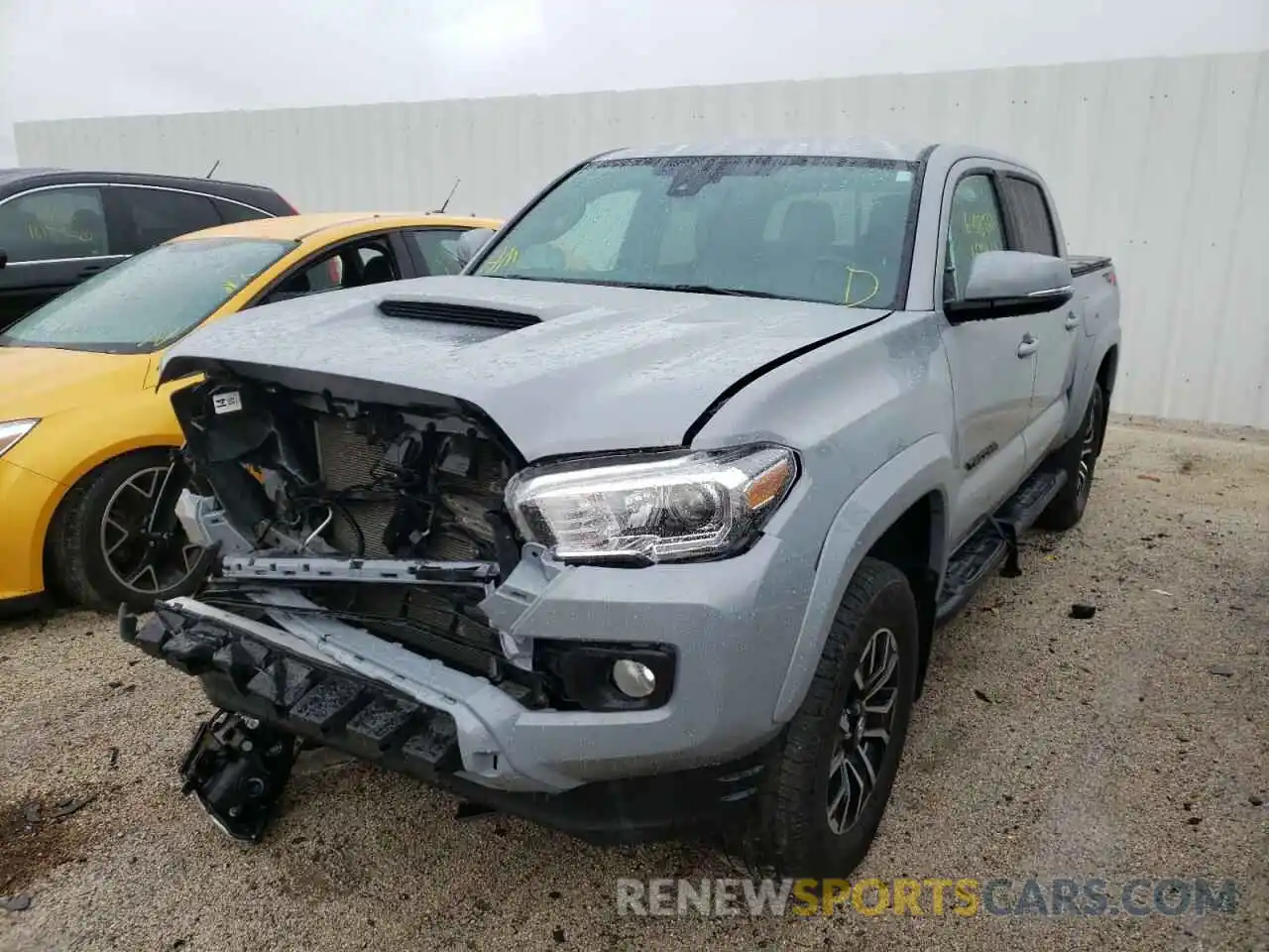 2 Photograph of a damaged car 3TMCZ5AN4LM324676 TOYOTA TACOMA 2020