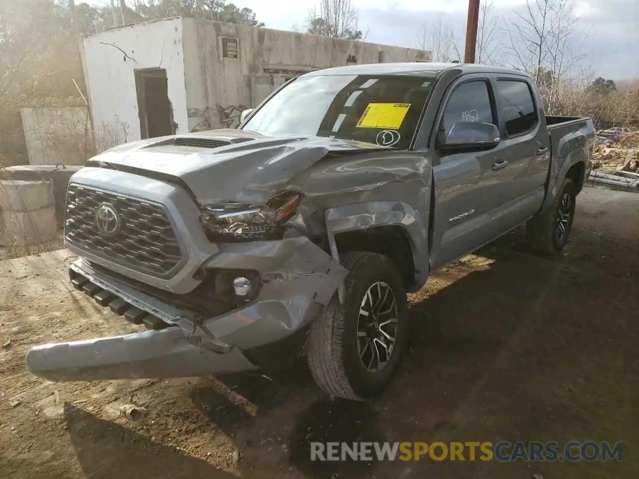 2 Photograph of a damaged car 3TMCZ5AN4LM327464 TOYOTA TACOMA 2020