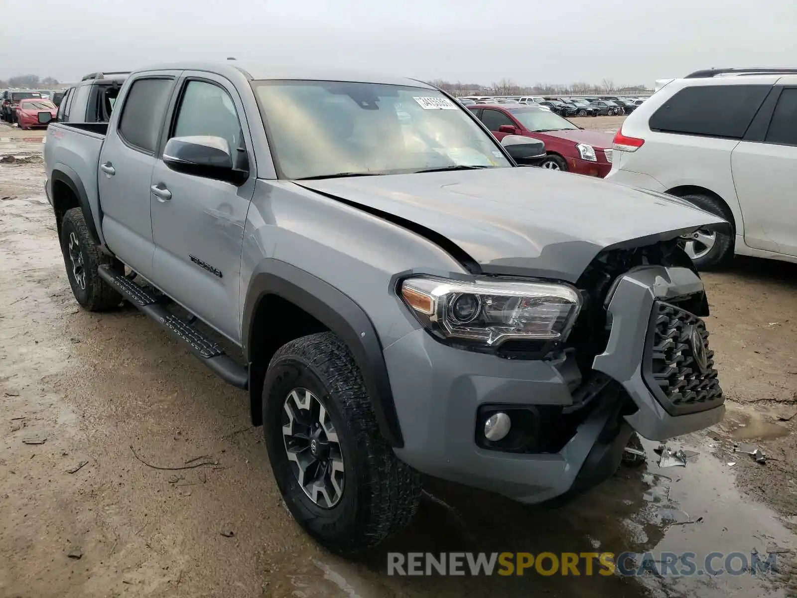 1 Photograph of a damaged car 3TMCZ5AN4LM328923 TOYOTA TACOMA 2020