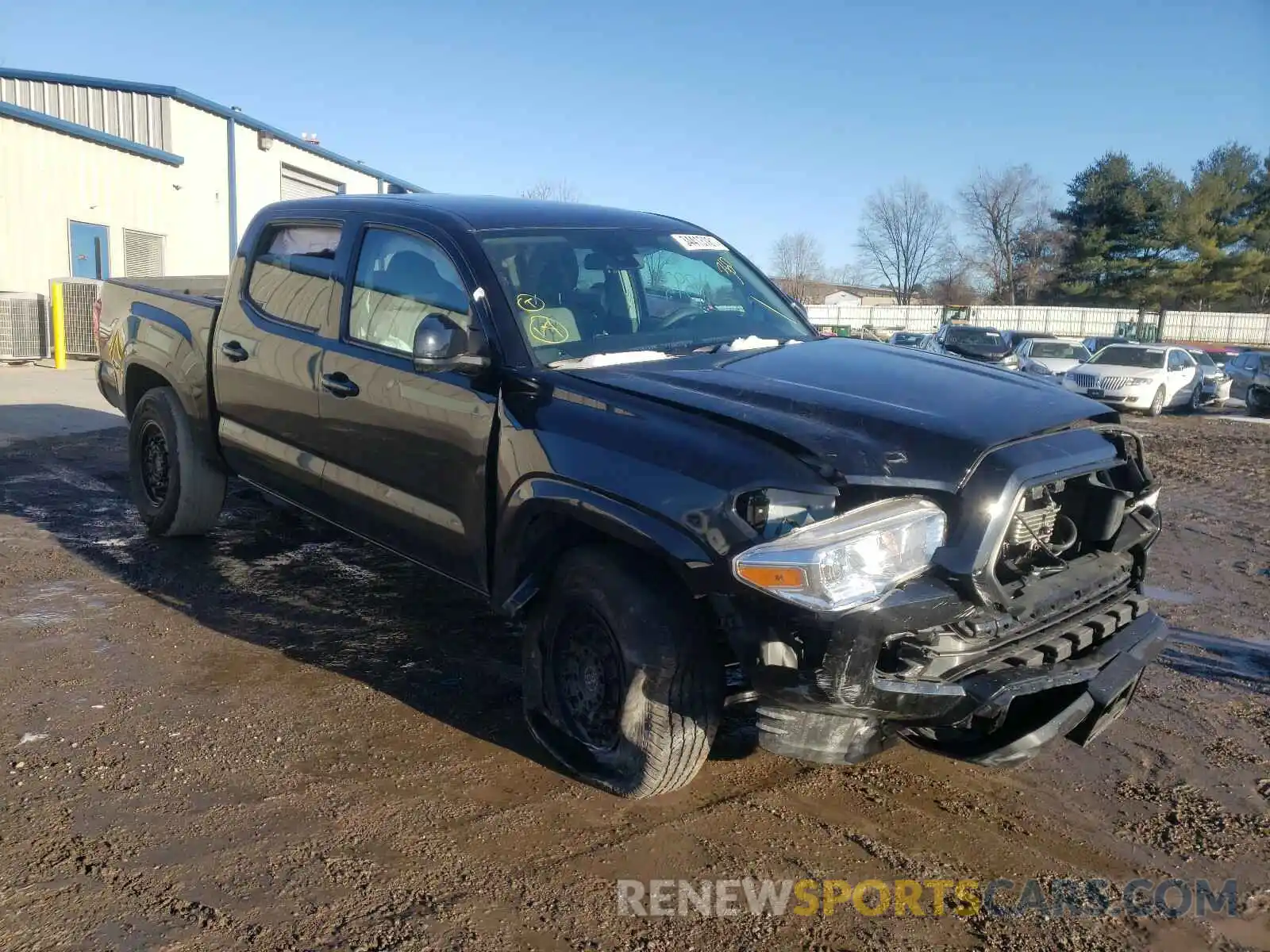 1 Photograph of a damaged car 3TMCZ5AN4LM329828 TOYOTA TACOMA 2020