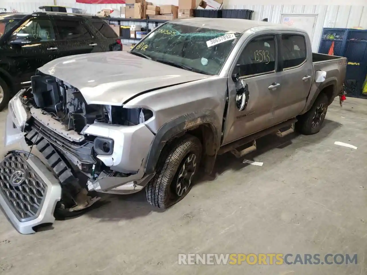 2 Photograph of a damaged car 3TMCZ5AN4LM332325 TOYOTA TACOMA 2020