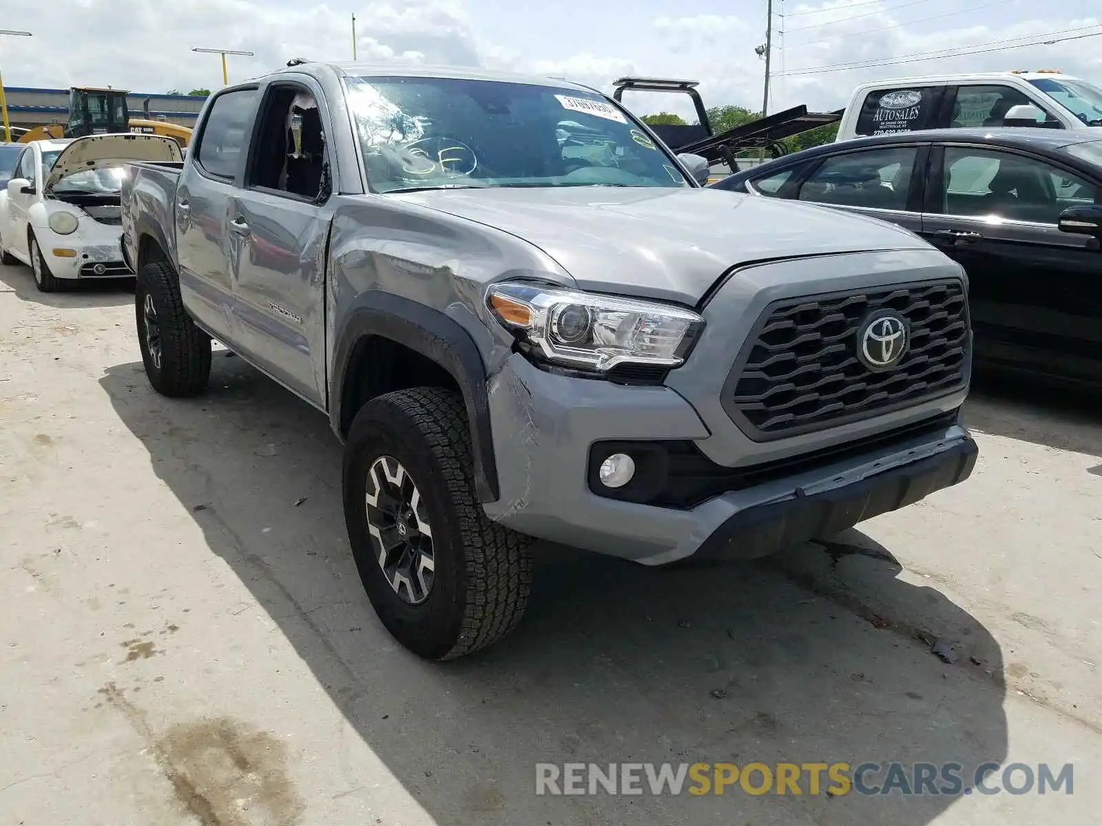 1 Photograph of a damaged car 3TMCZ5AN4LM332390 TOYOTA TACOMA 2020