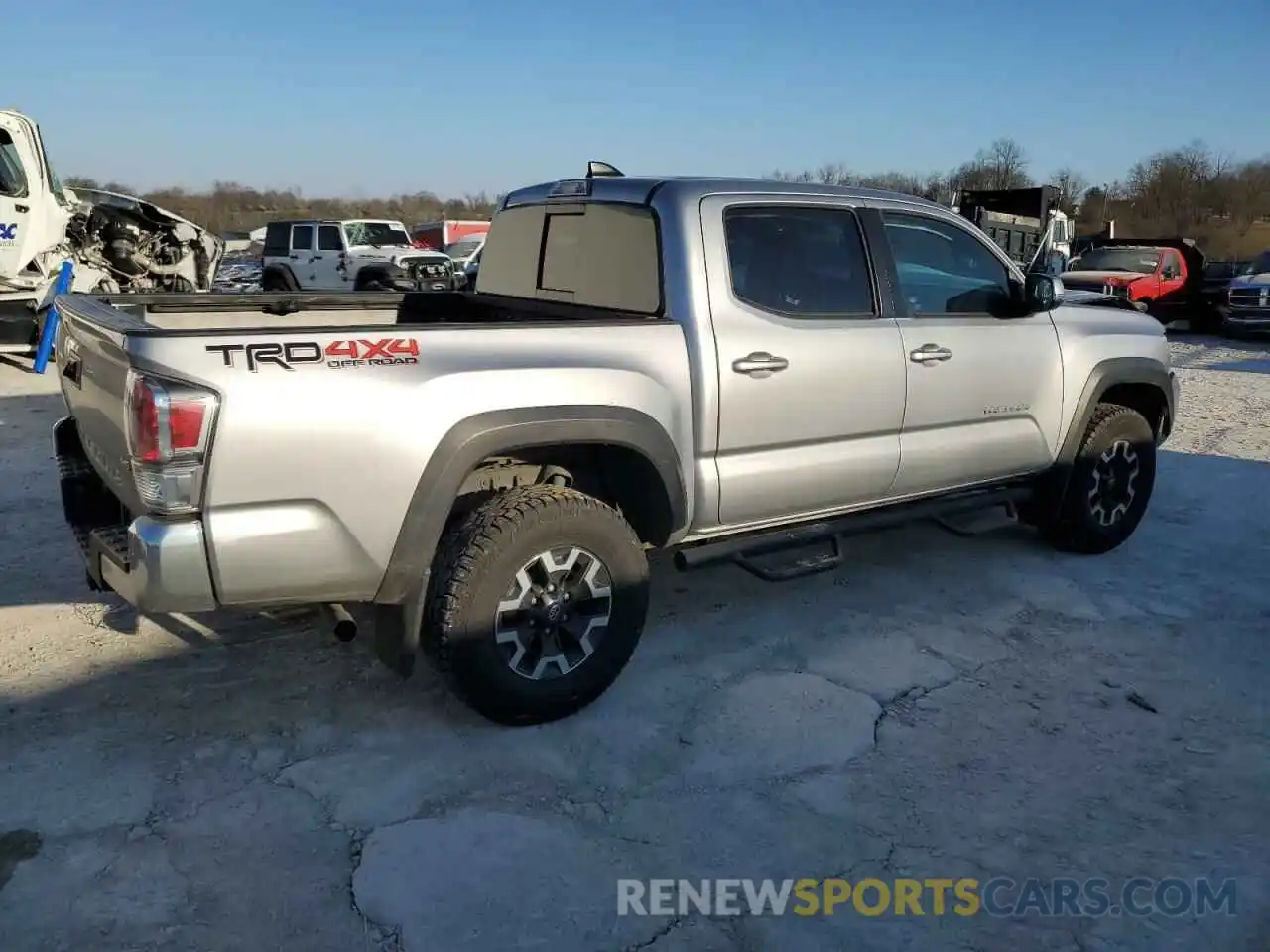 3 Photograph of a damaged car 3TMCZ5AN4LM333345 TOYOTA TACOMA 2020