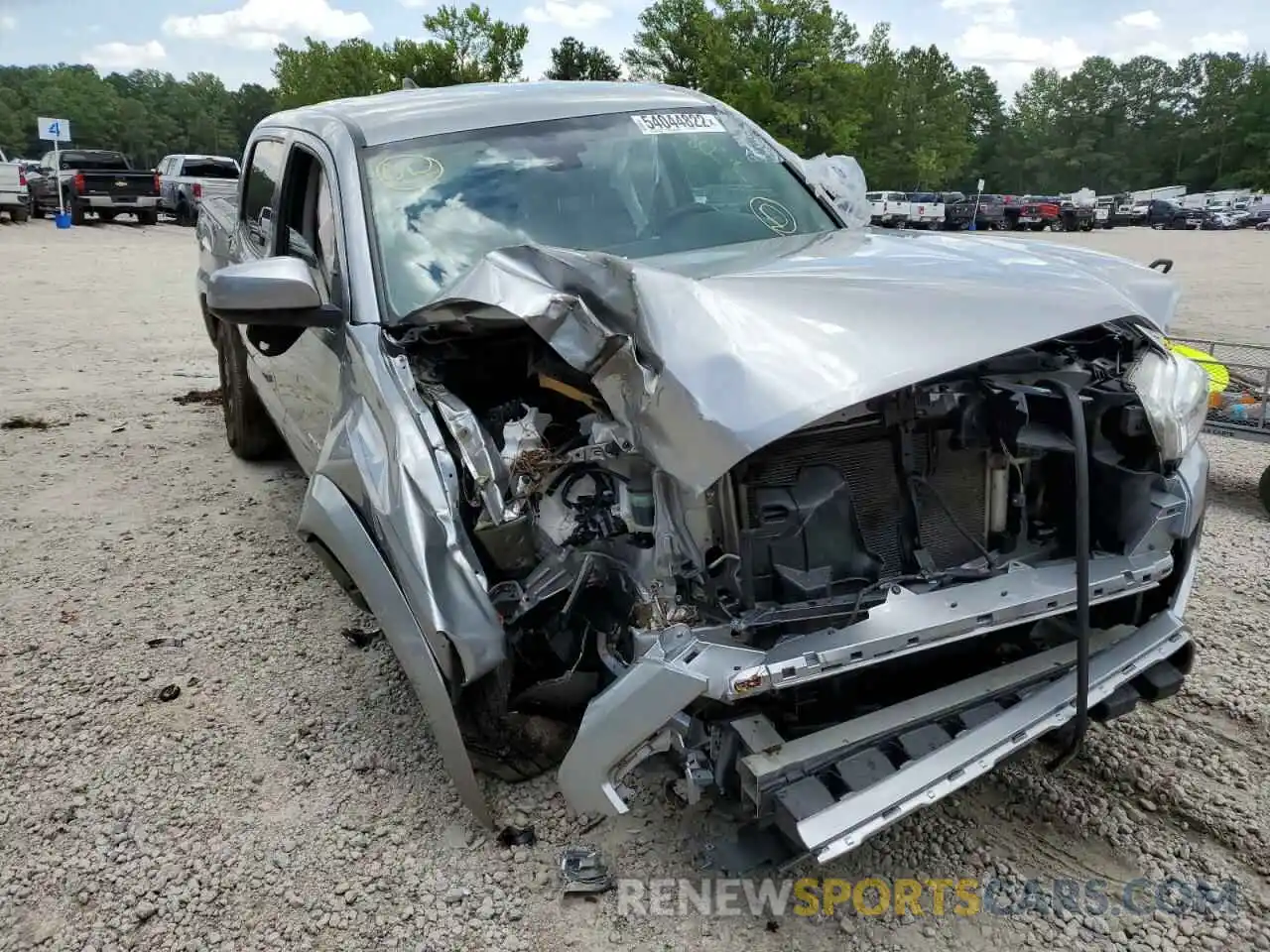 1 Photograph of a damaged car 3TMCZ5AN4LM351277 TOYOTA TACOMA 2020