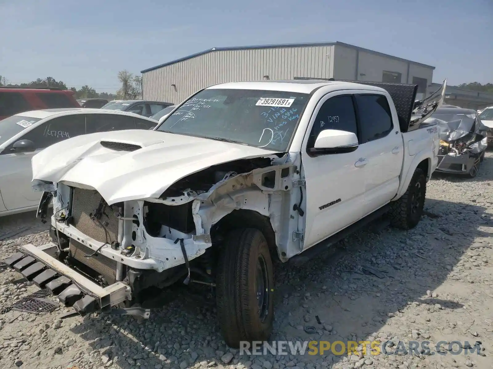 2 Photograph of a damaged car 3TMCZ5AN4LM355846 TOYOTA TACOMA 2020